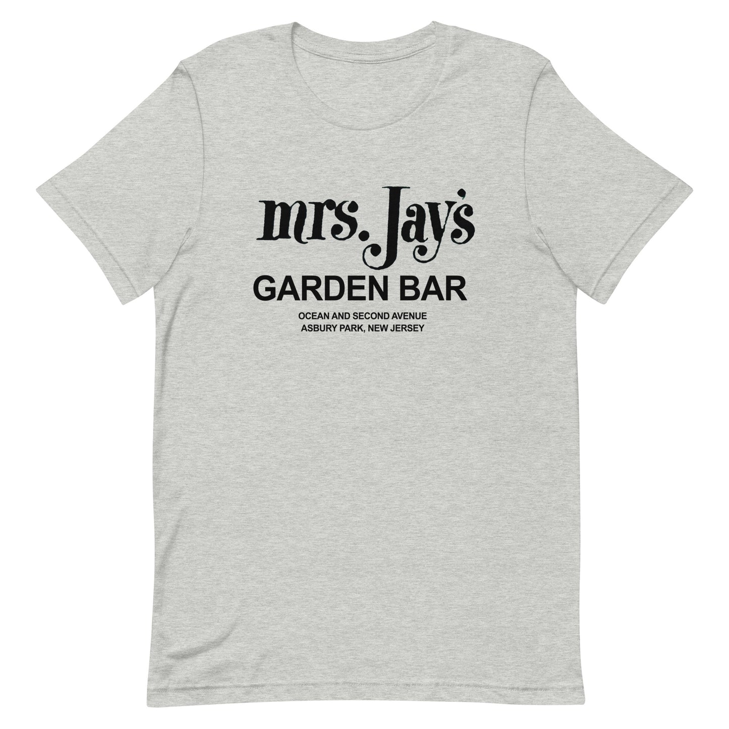 Mrs. Jay's Garden Bar - ASBURY PARK - Unisex t-shirt Athletic Heather