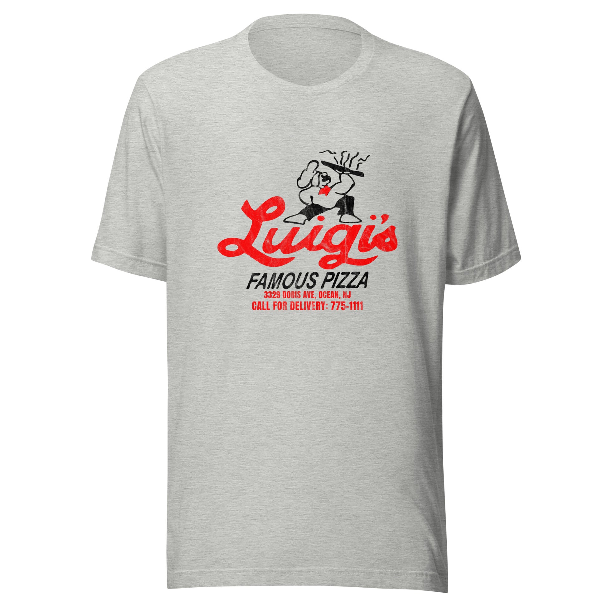 Luigi's Pizza - OCEAN - Unisex t-shirt Athletic Heather