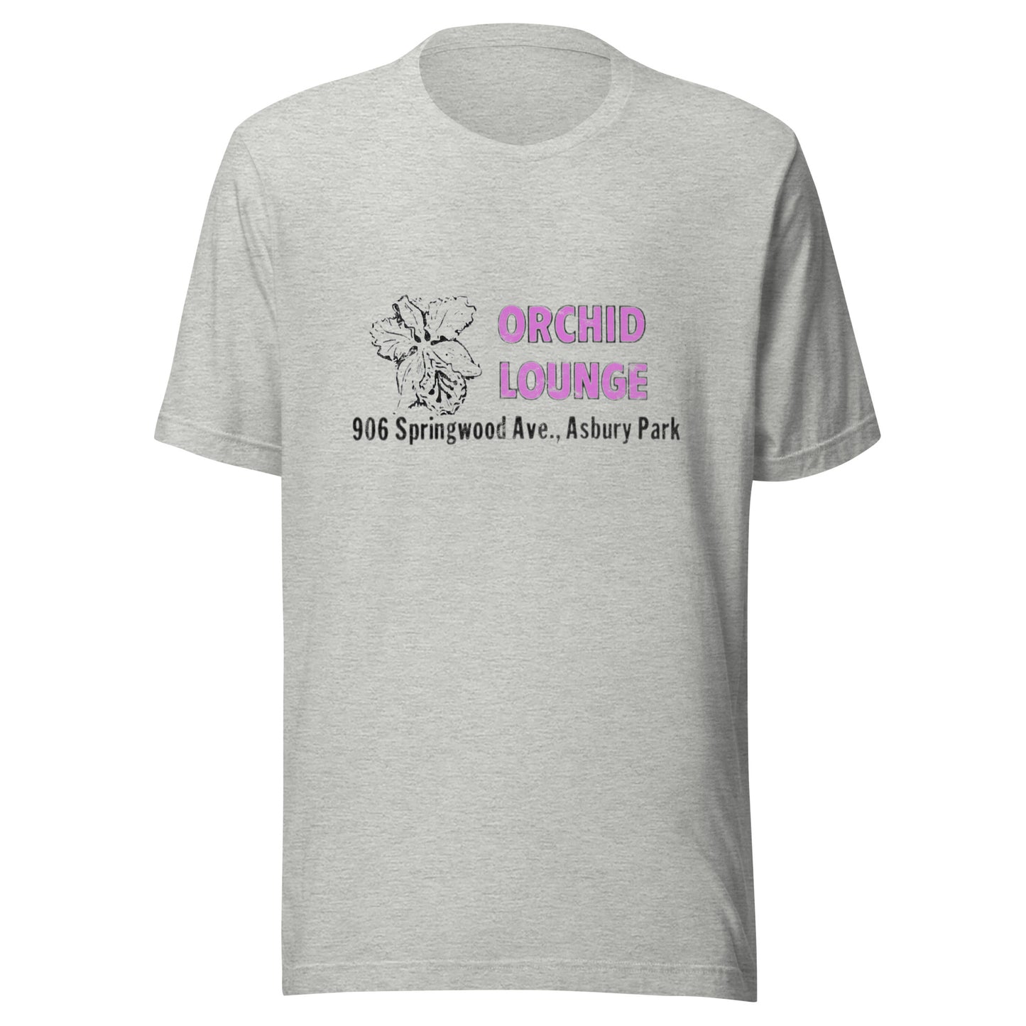 Orchid Lounge - ASBURY PARK - Unisex t-shirt Athletic Heather