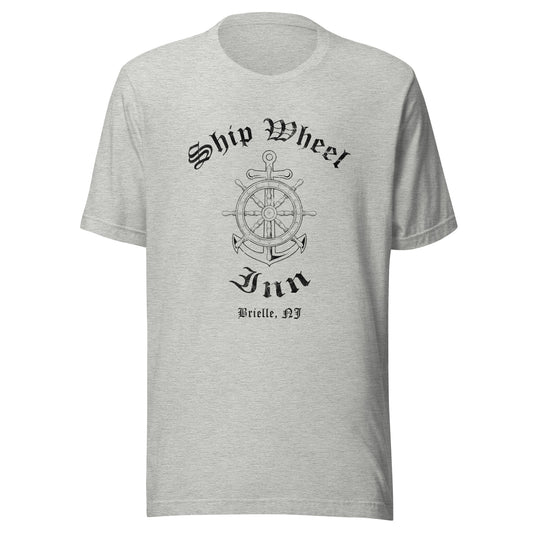 Ship Wheel Inn - BRIELLE - Unisex t-shirt Athletic Heather