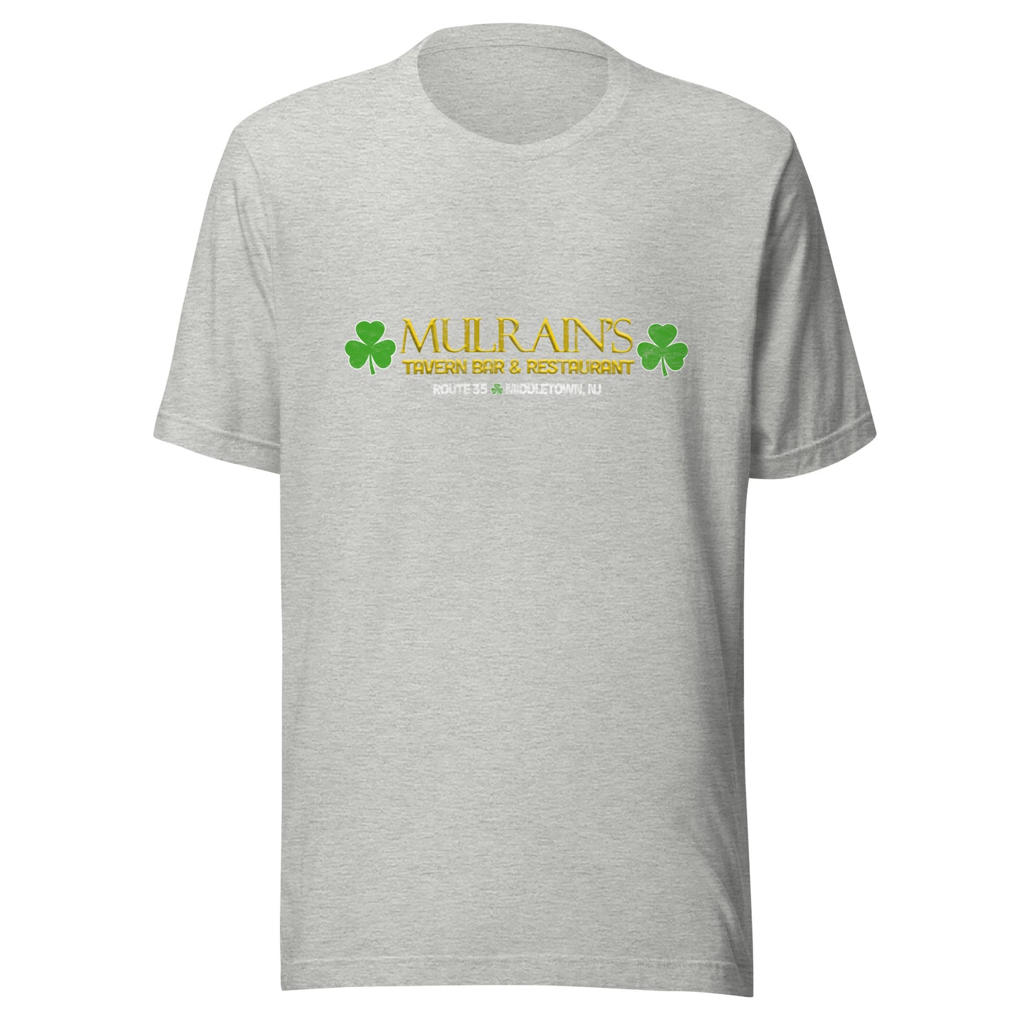 Mulrain's Tavern Bar & Restaurant - MIDDLETOWN - Unisex t-shirt Athletic Heather