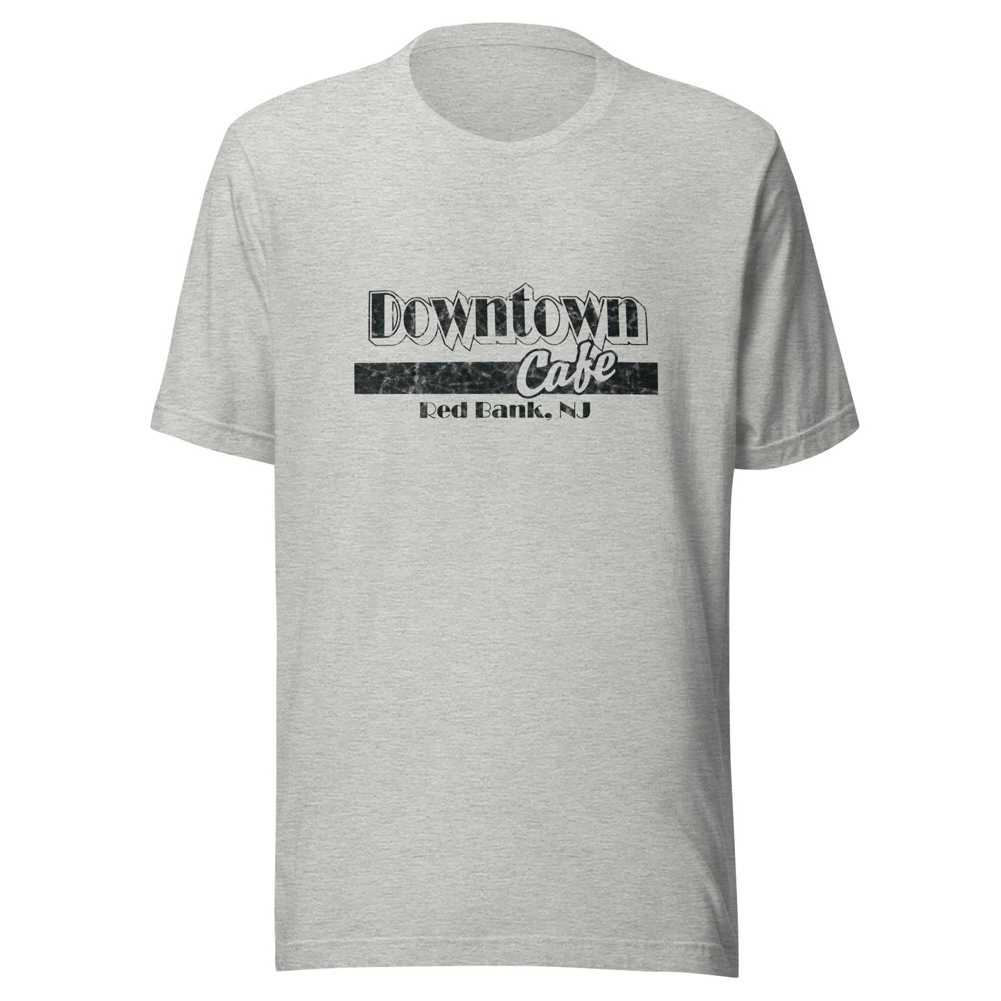 Downtown Cafe - RED BANK - Unisex t-shirt Athletic Heather