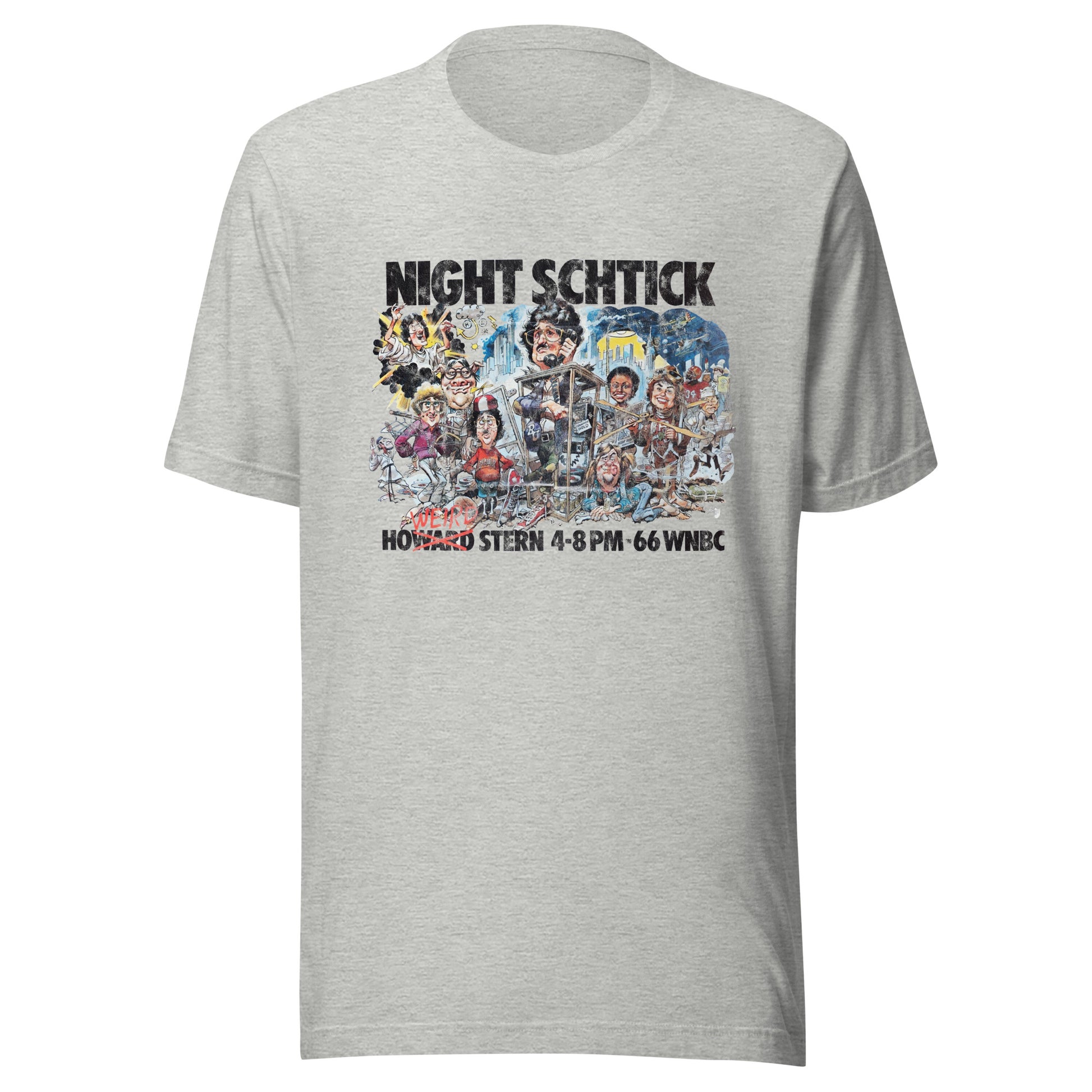 Night Schtick - HOWARD STERN / WNBC - Unisex t-shirt Athletic Heather