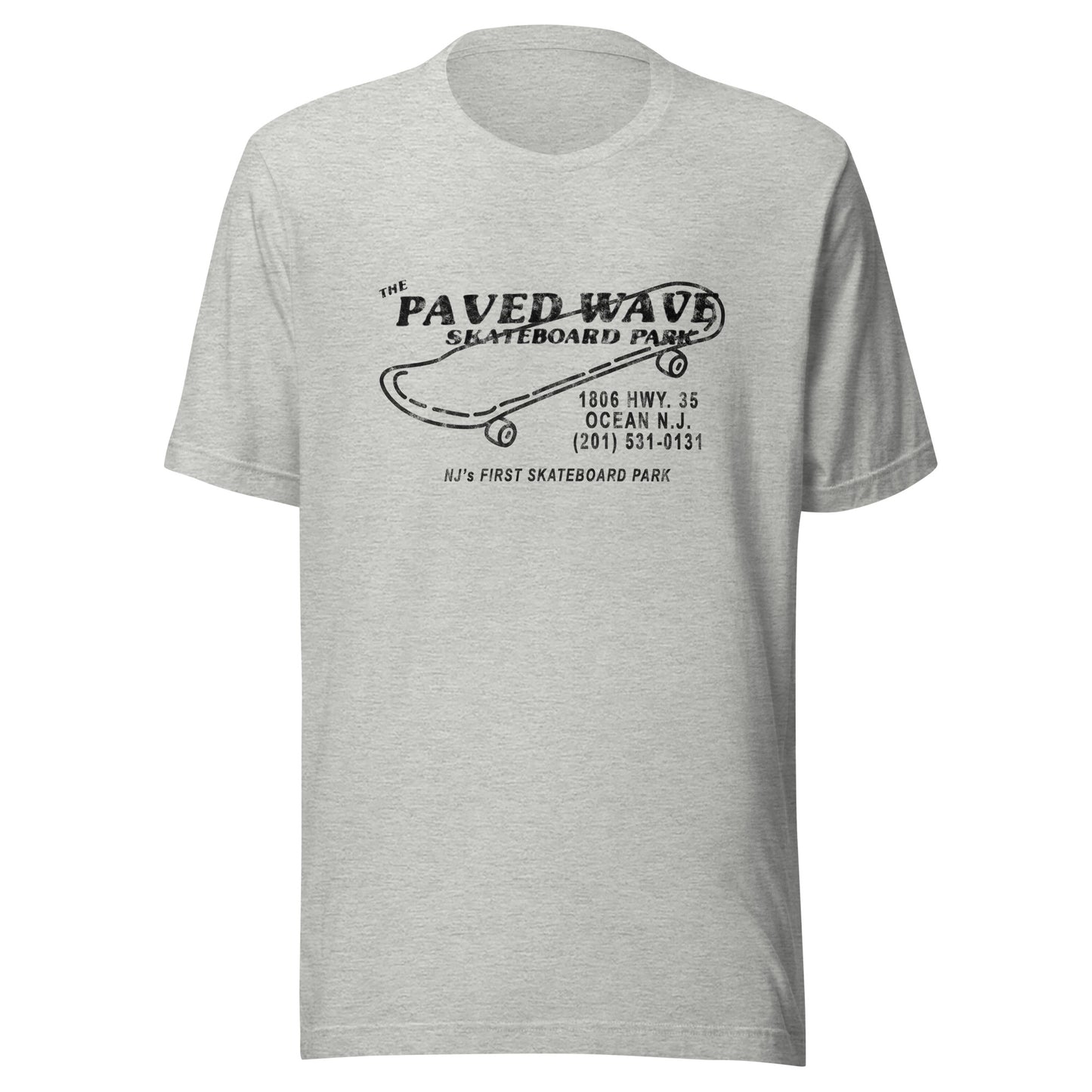 The Paved Wave - OCEAN - Unisex t-shirt Athletic Heather
