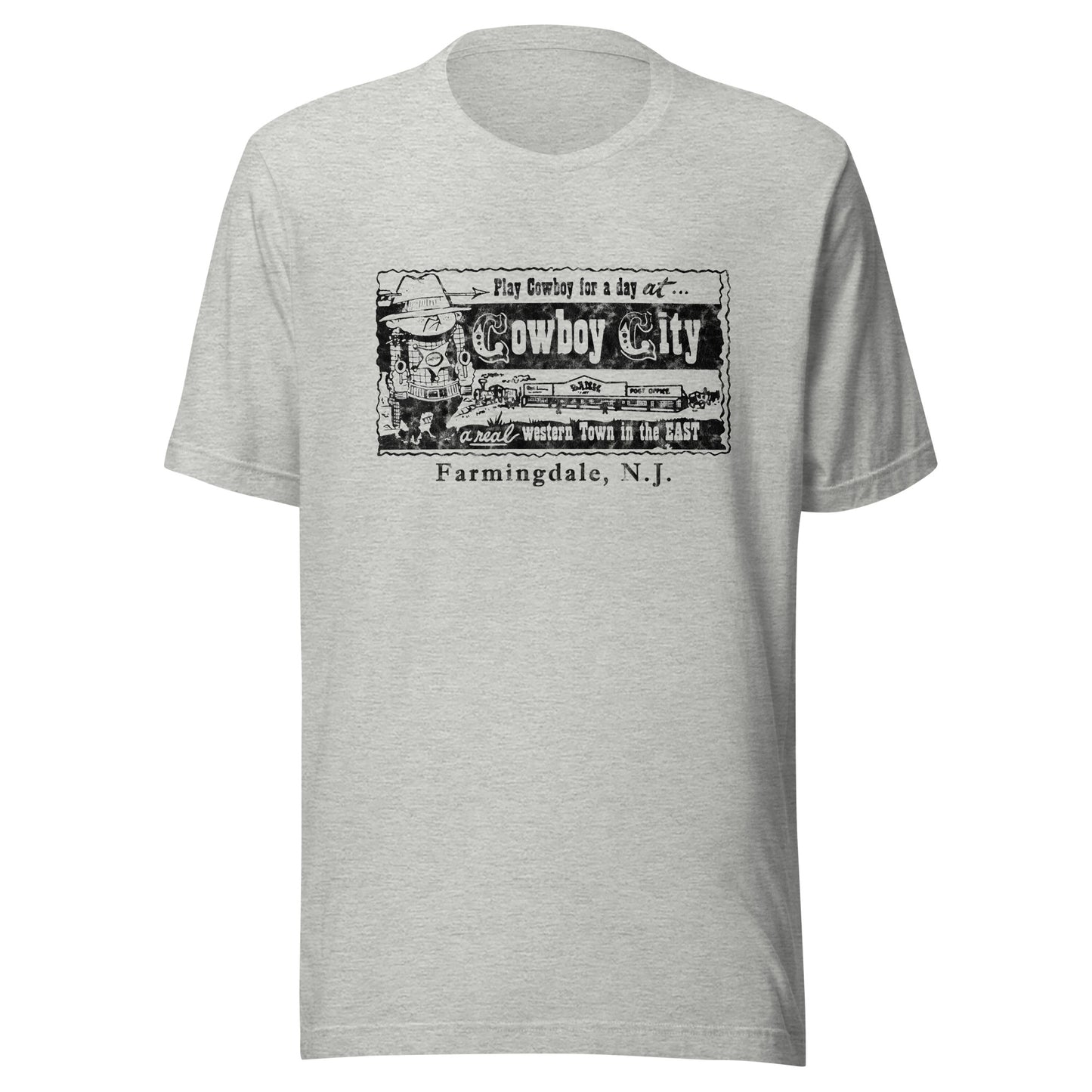 Cowboy City - FARMINGDALE - Unisex t-shirt Athletic Heather