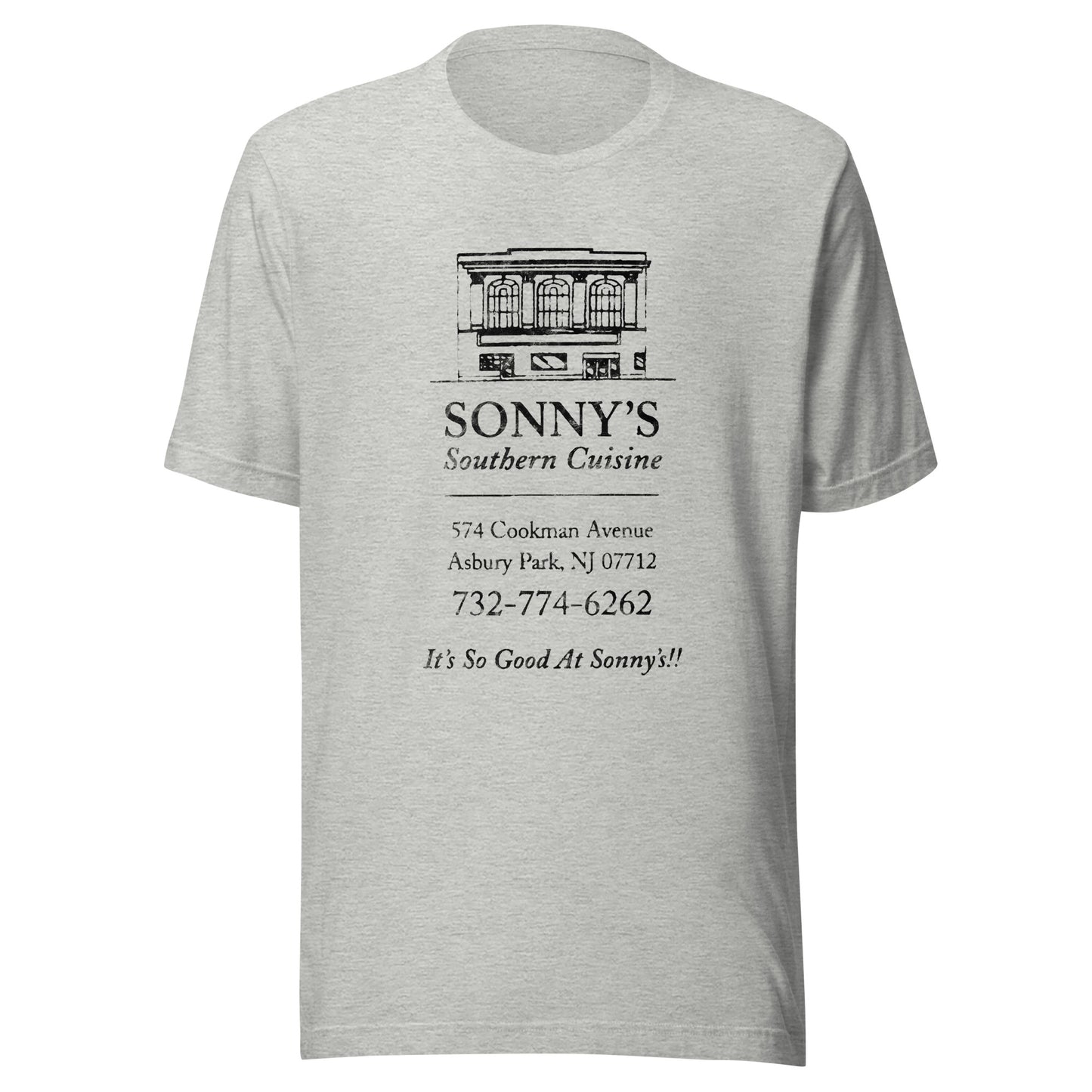 Sonny's Southern Cuisine - ASBURY PARK - Unisex t-shirt Athletic Heather