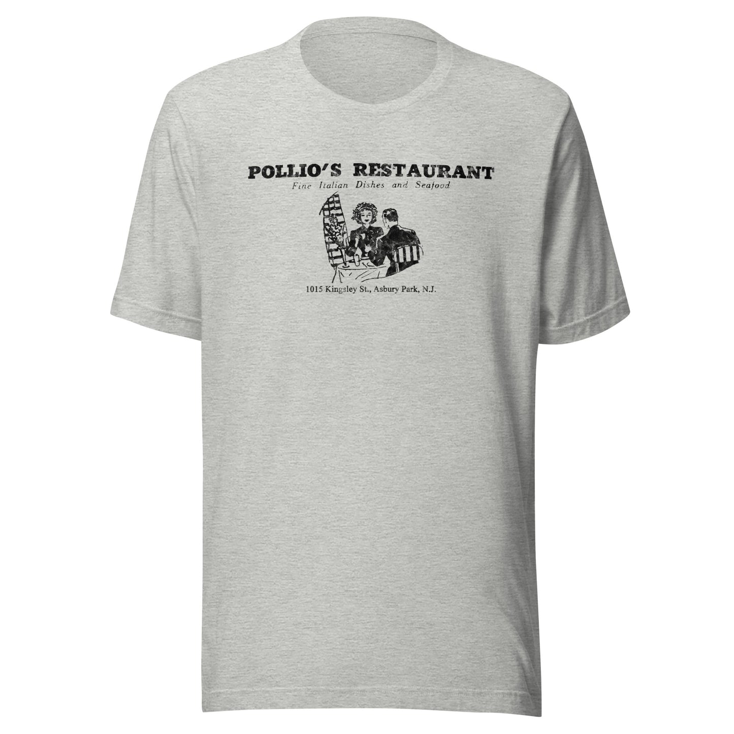 Pollio's Restaurant - ASBURY PARK - Unisex t-shirt Athletic Heather