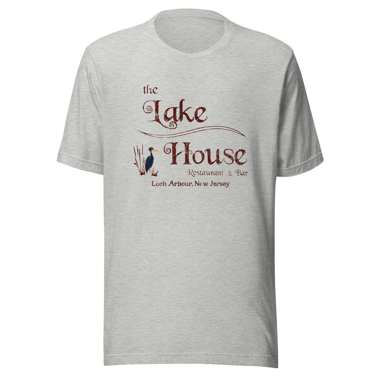 The Lakehouse Restaurant and Bar - LOCH ARBOUR - Unisex t-shirt Athletic Heather