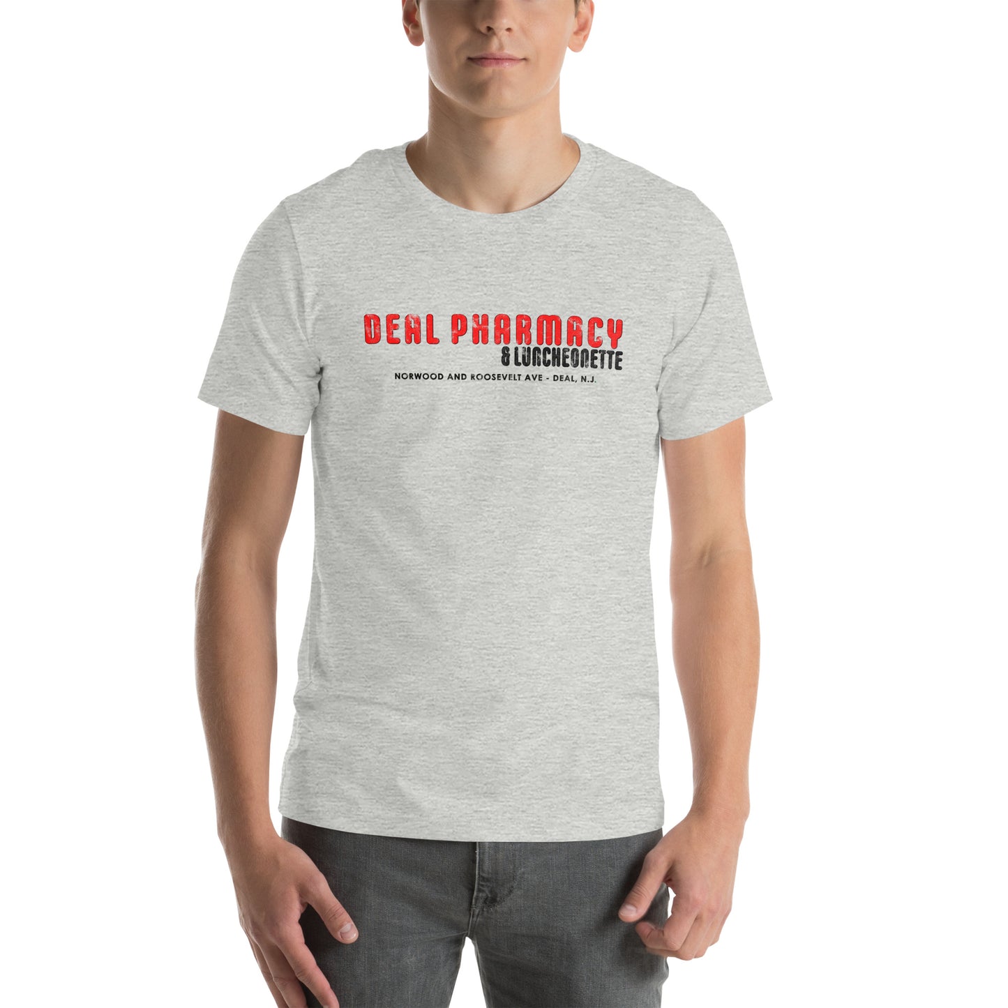 Deal Pharmacy & Luncheonette - DEAL - Unisex t-shirt Athletic Heather