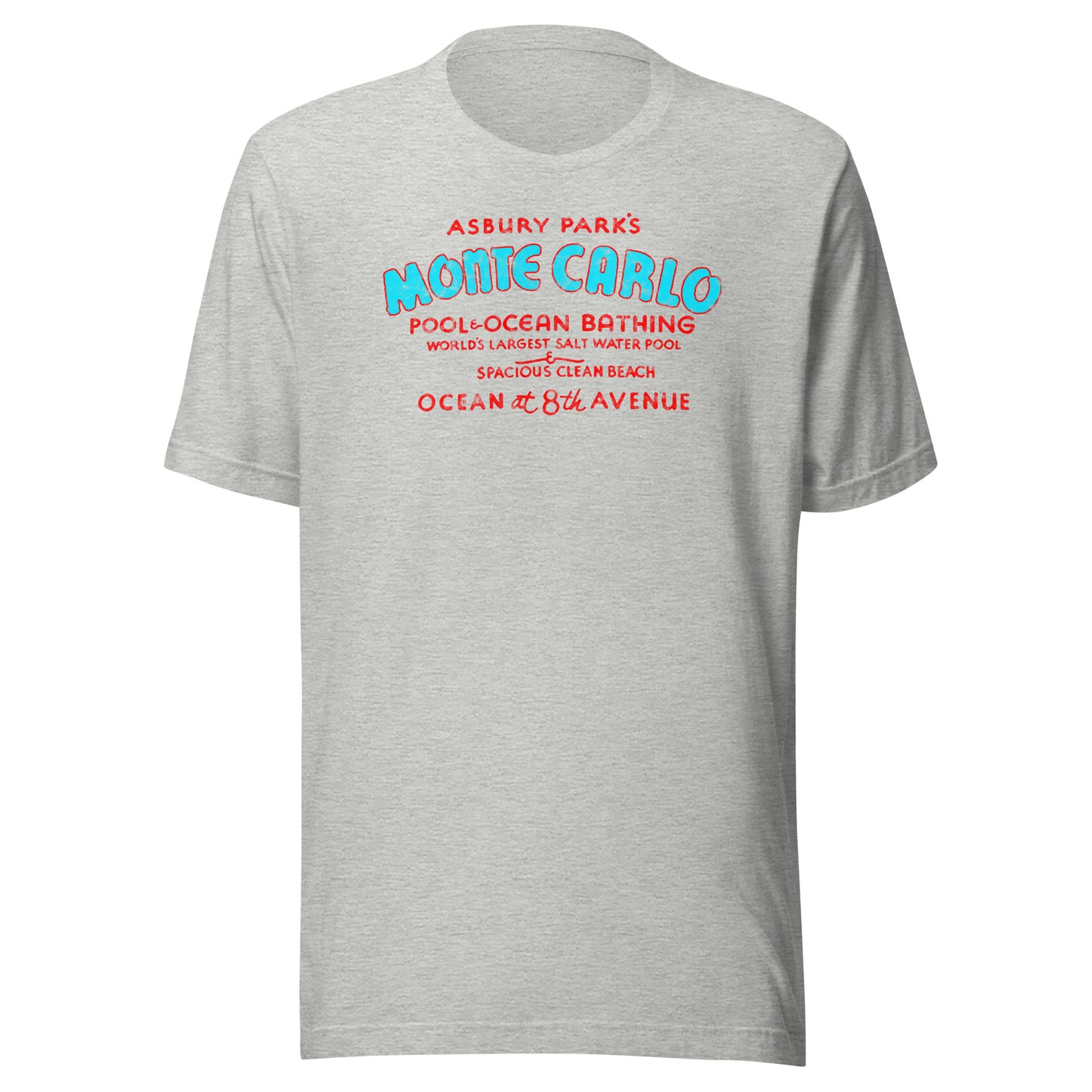 Monte Carlo Pool - ASBURY PARK - Unisex t-shirt Athletic Heather