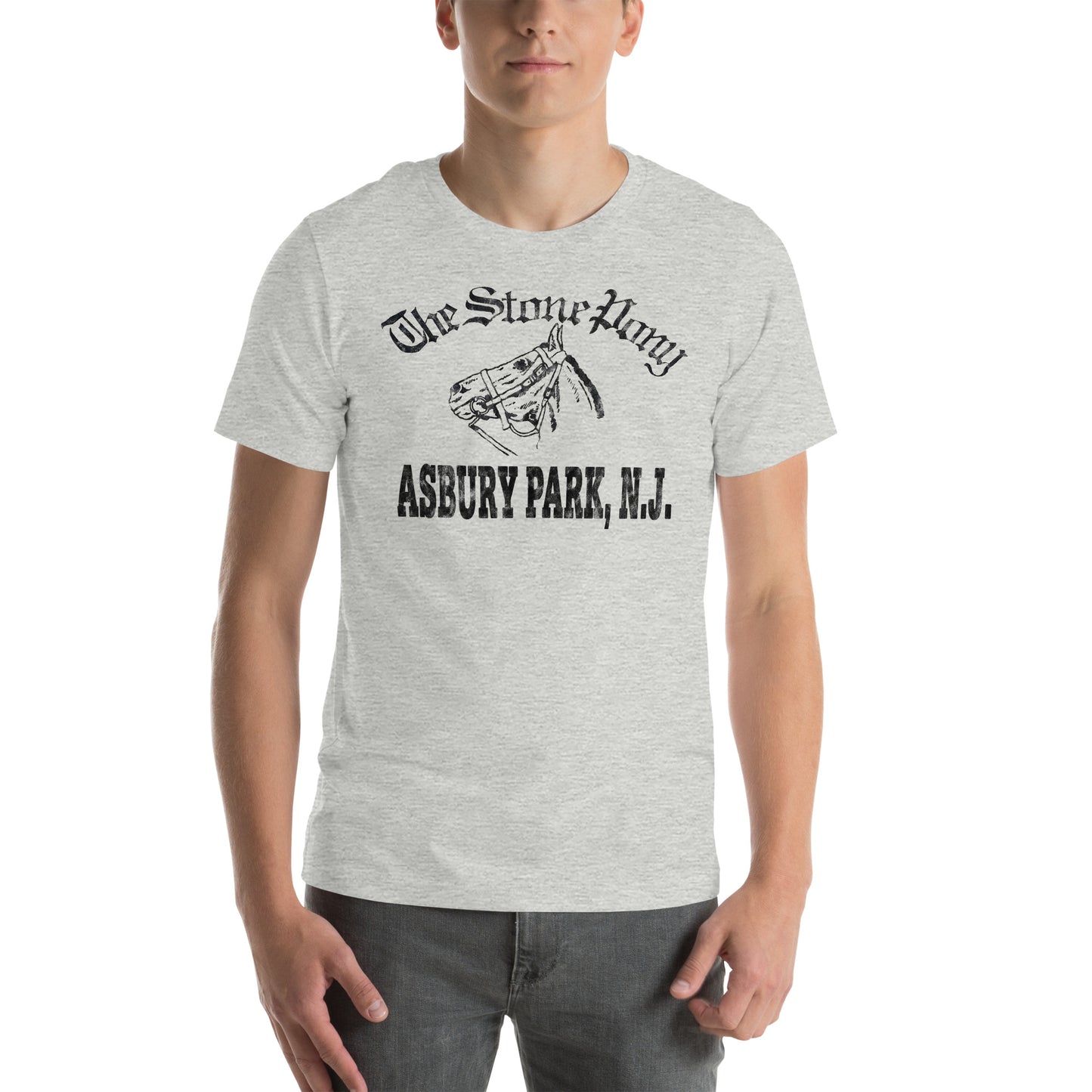 "Classic " The Stone Pony 1976 - ASBURY PARK - Unisex t-shirt Athletic Heather