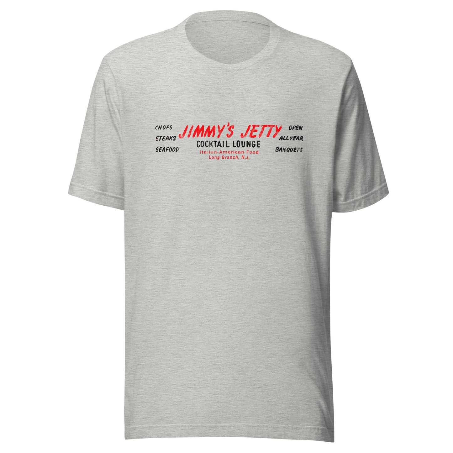 Jimmy's Jetty - LONG BRANCH - Unisex t-shirt Athletic Heather