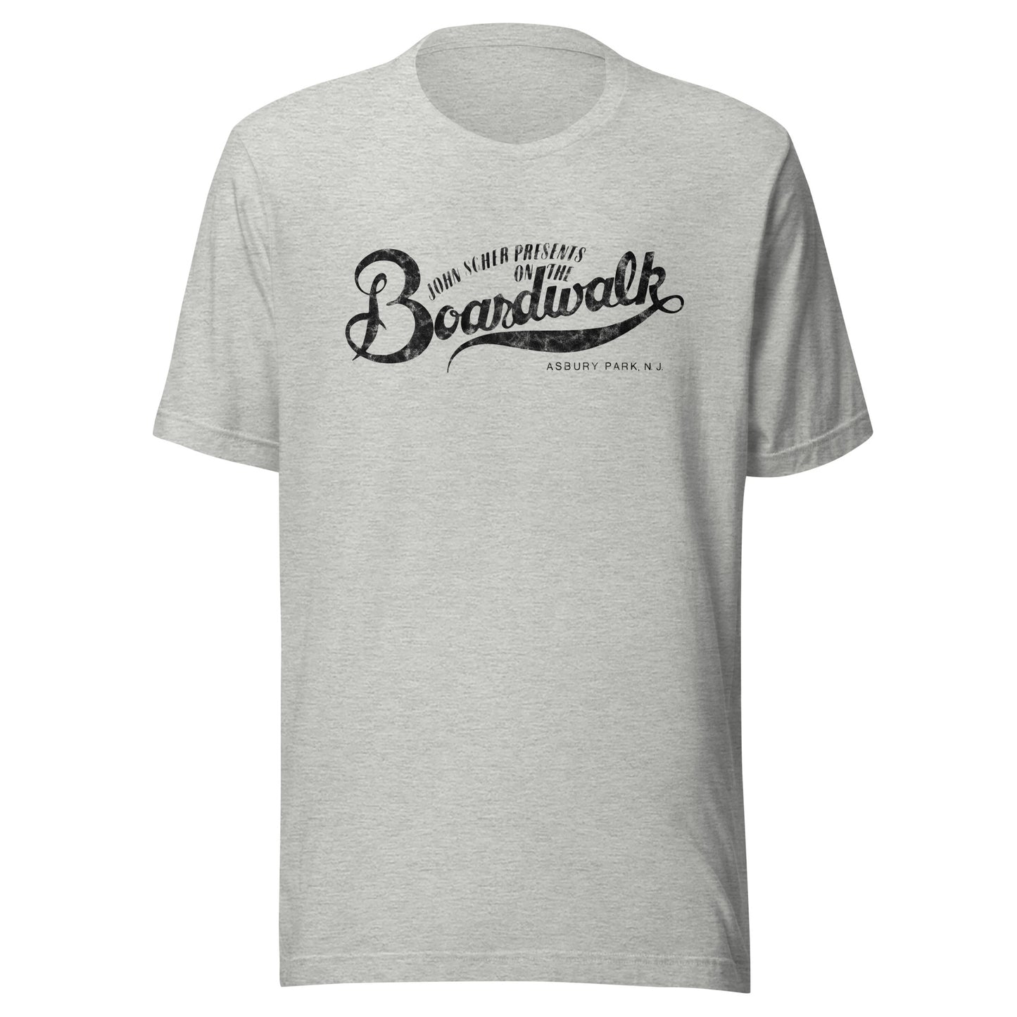 John Scher Presents "On The Boardwalk" - ASBURY PARK - Unisex t-shirt Athletic Heather
