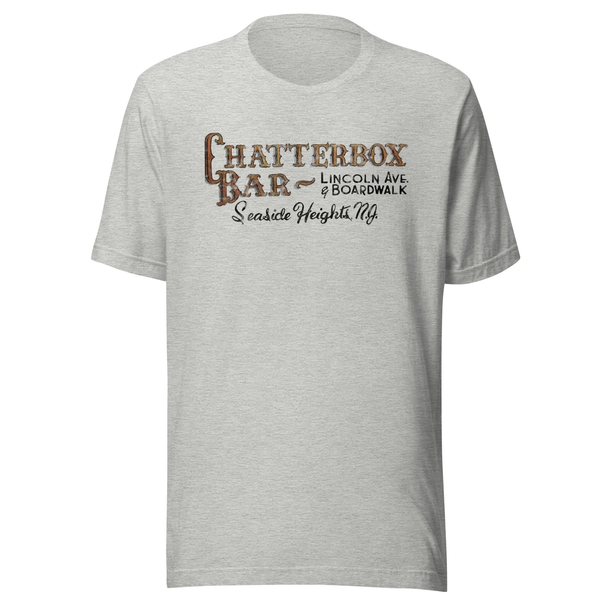 The Original Chatterbox Bar - SEASIDE HEIGHTS - Unisex t-shirt Athletic Heather