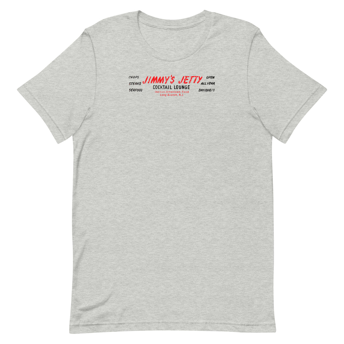 Jimmy's Jetty - LONG BRANCH - Unisex t-shirt