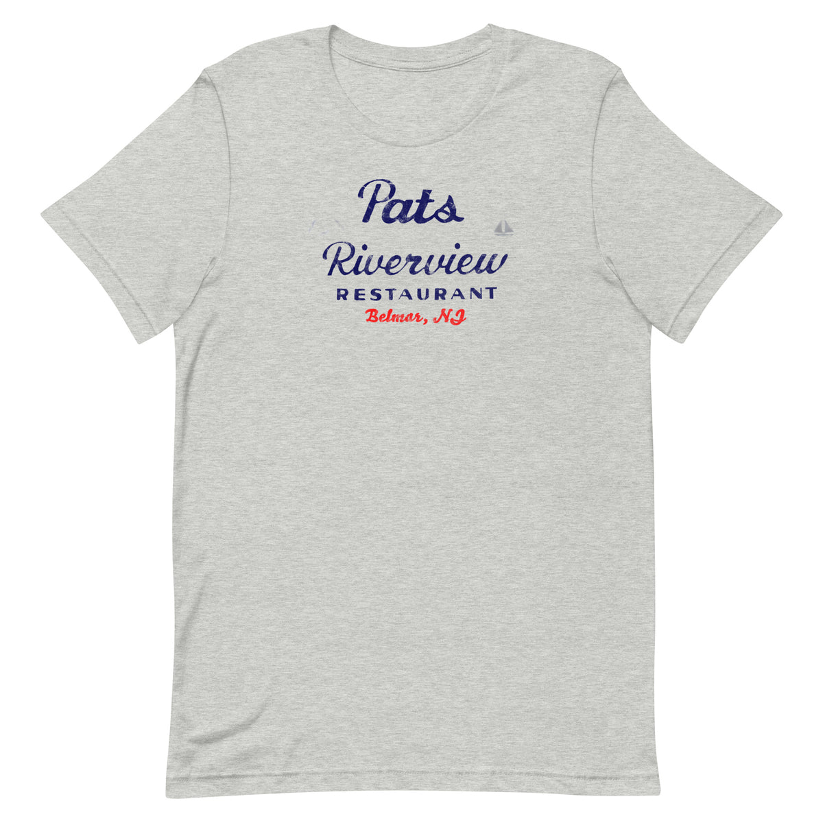 Pat's Riverview Diner - BELMAR - Unisex t-shirt Athletic Heather