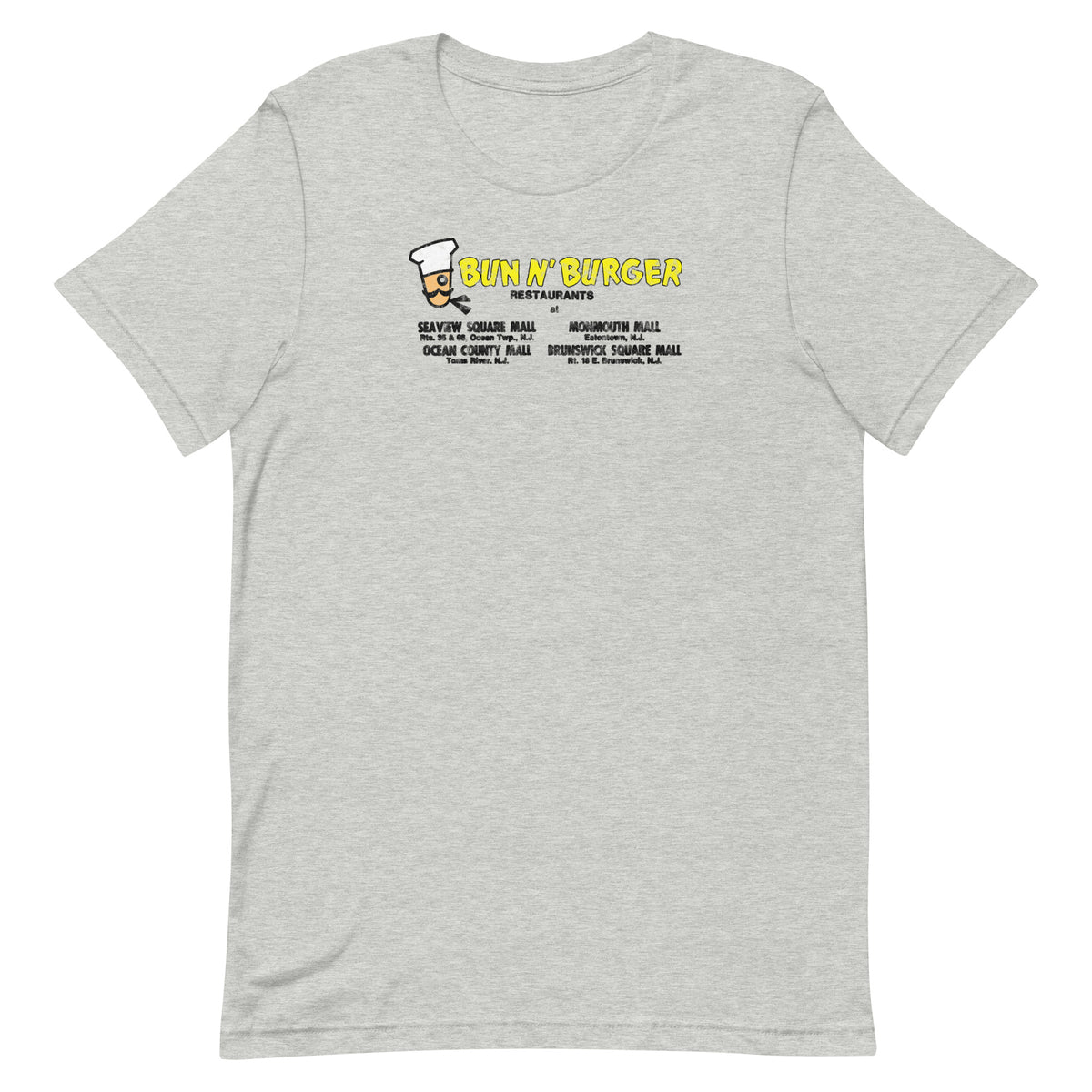 Bun N' Burger - EATONTOWN / OCEAN / TOMS RIVER - Unisex t-shirt