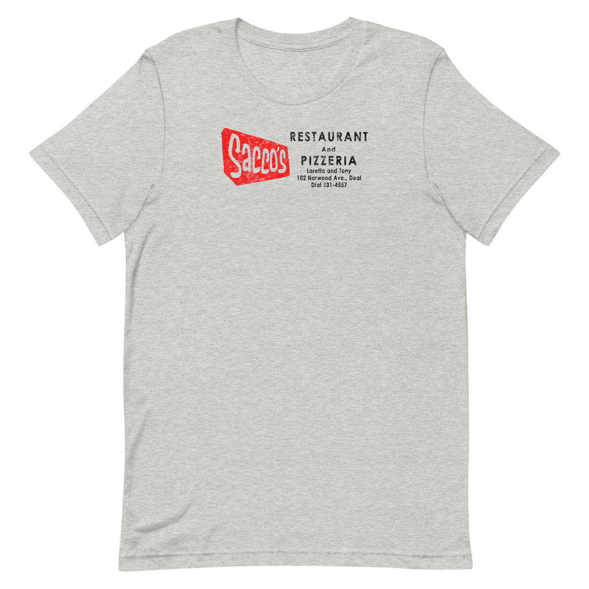 Sacco's Restaurant & Pizzaria - DEAL - Unisex t-shirt