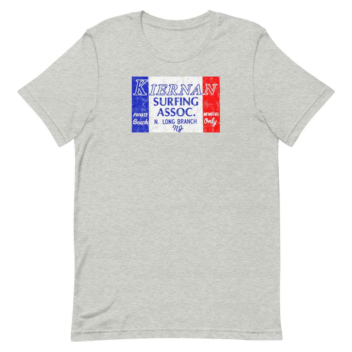 Kiernan Surfing Association - LONG BRANCH - Unisex t-shirt