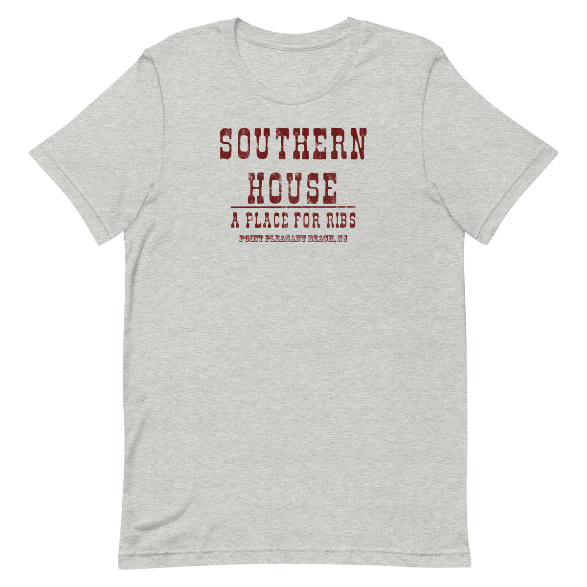 Southern House - POINT PLEASANT BEACH - Unisex t-shirt Athletic Heather