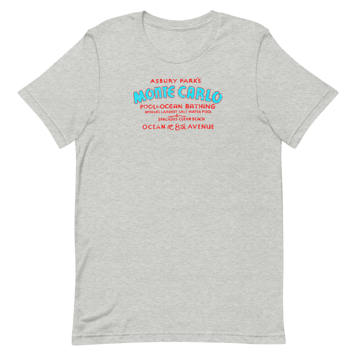 Monte Carlo Pool - ASBURY PARK - Unisex t-shirt