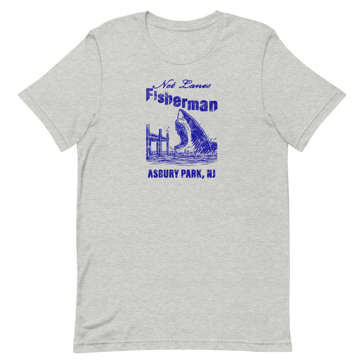 Net Lane's Fisherman - ASBURY PARK - Unisex t-shirt Athletic Heather