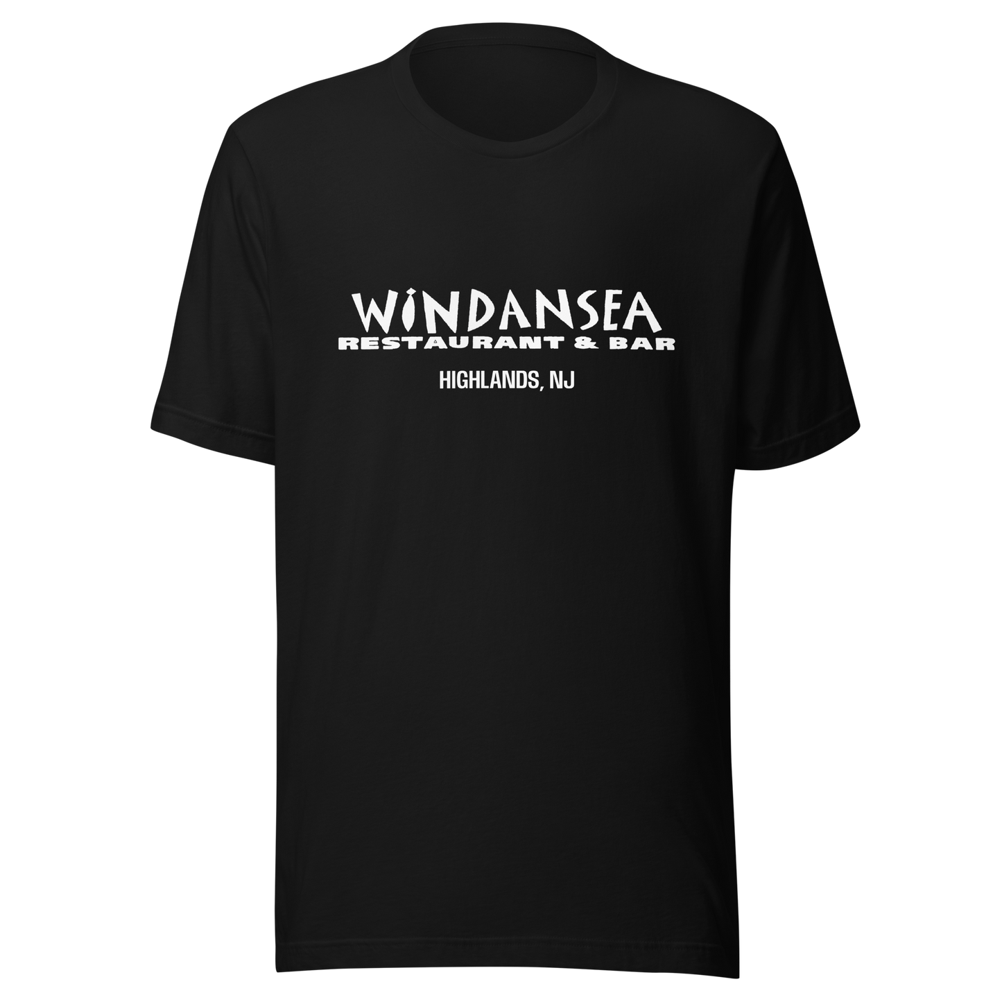 Windansea Restaurant & Bar - HIGHLANDS - Unisex t-shirt Black
