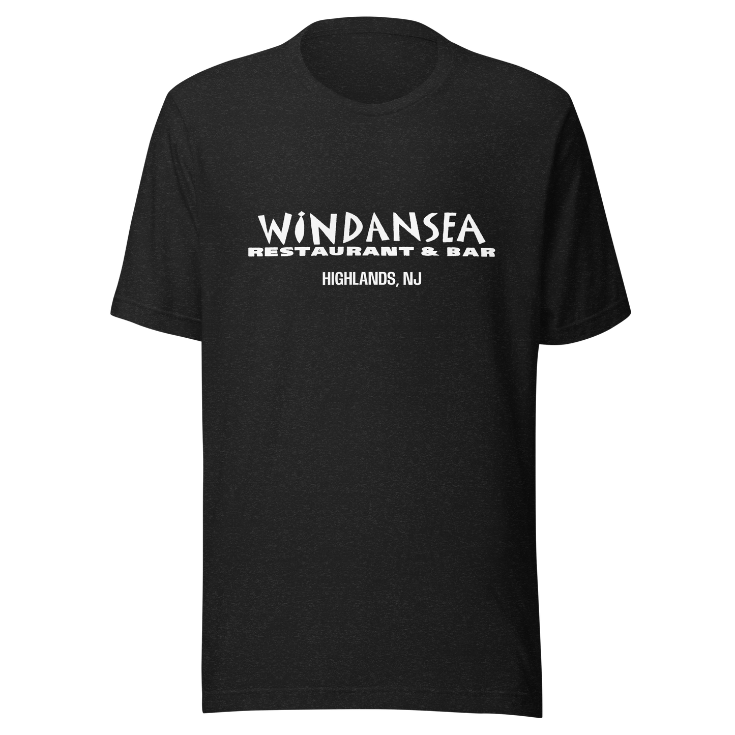 Windansea Restaurant & Bar - HIGHLANDS - Unisex t-shirt Black Heather