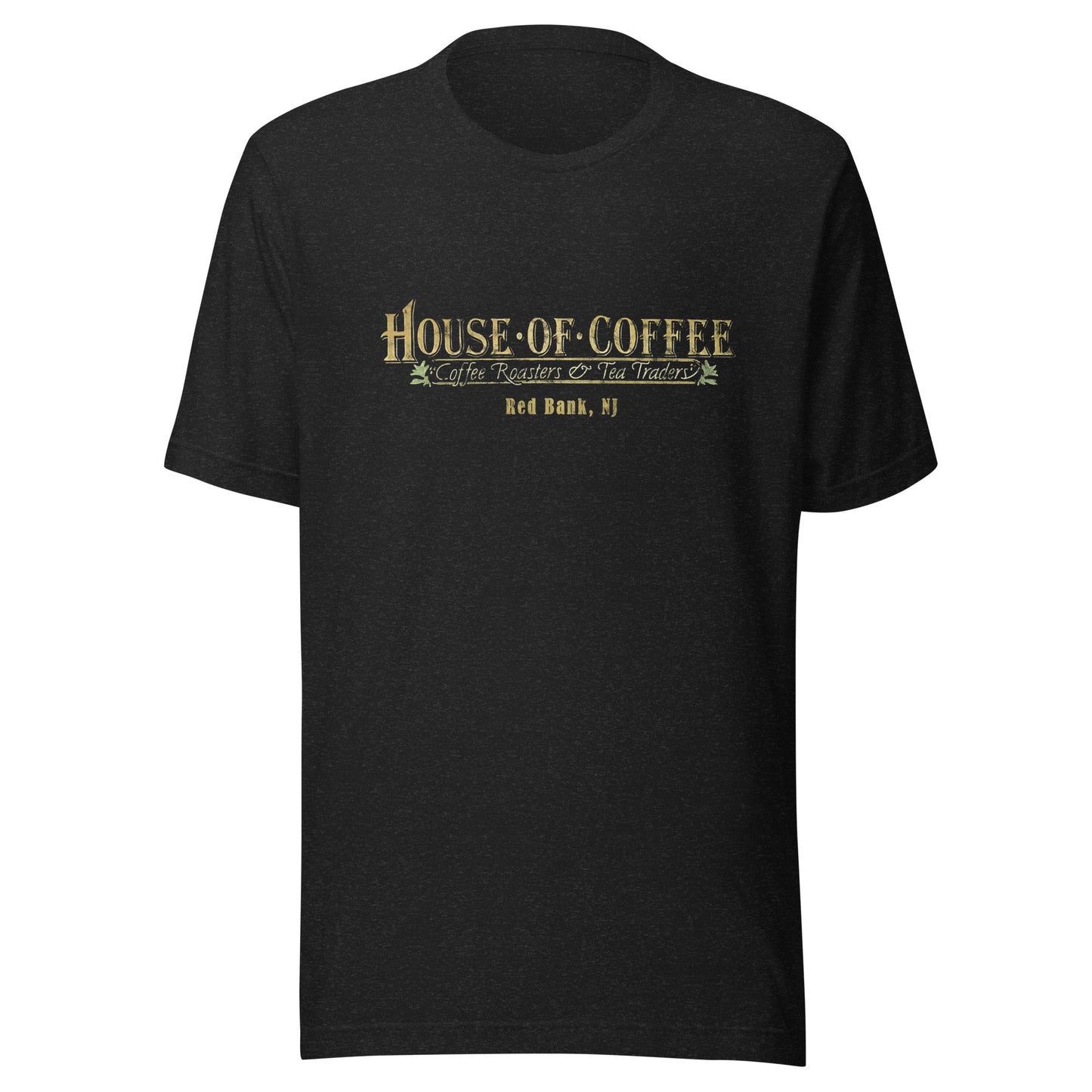 House of Coffee - RED BANK - Unisex t-shirt Black Heather