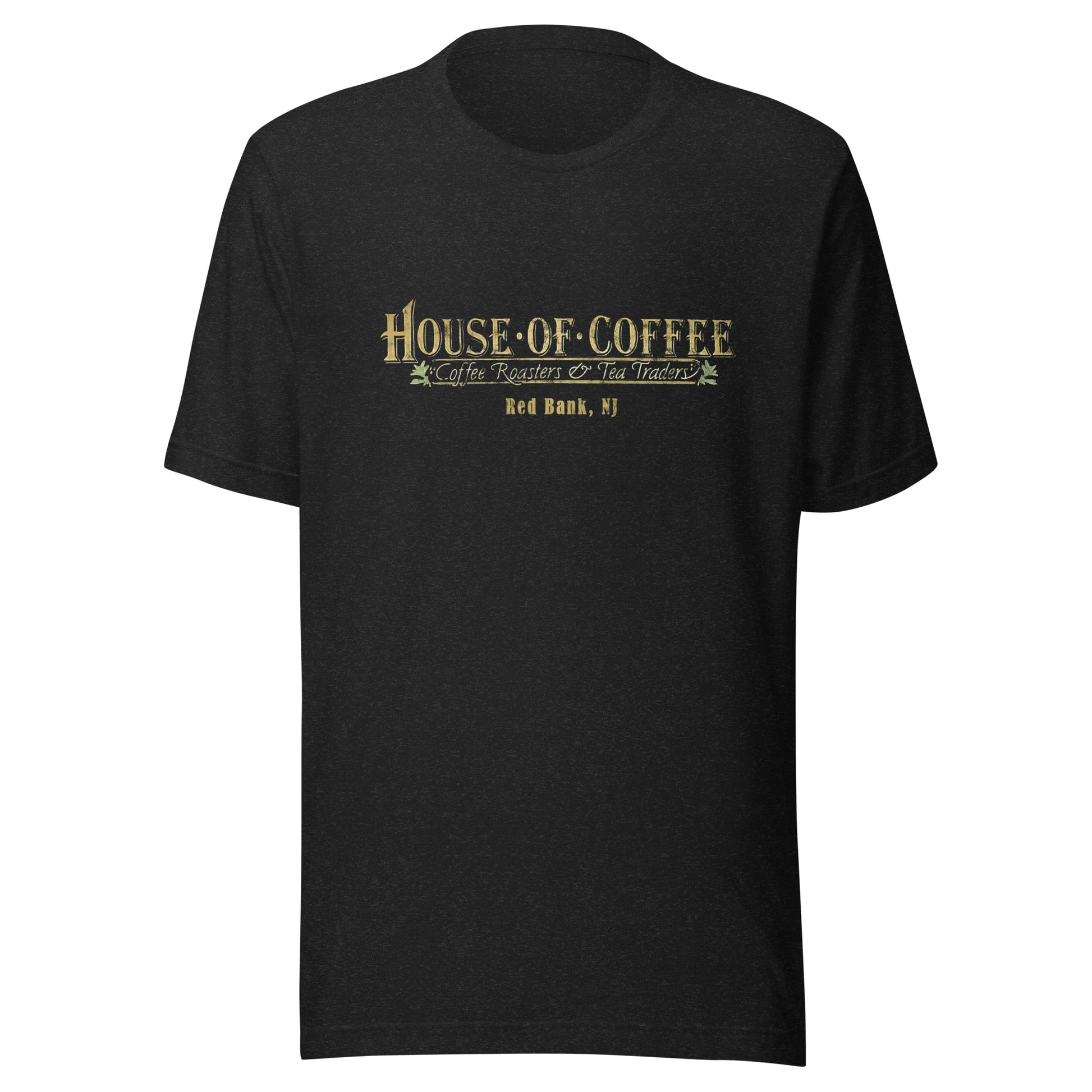 House of Coffee - RED BANK - Unisex t-shirt Black Heather