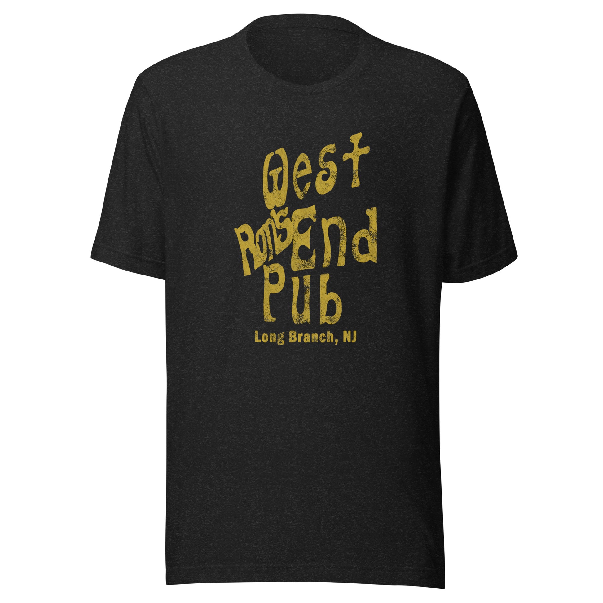 Ron's West End Pub - LONG BRANCH - Unisex t-shirt Black Heather