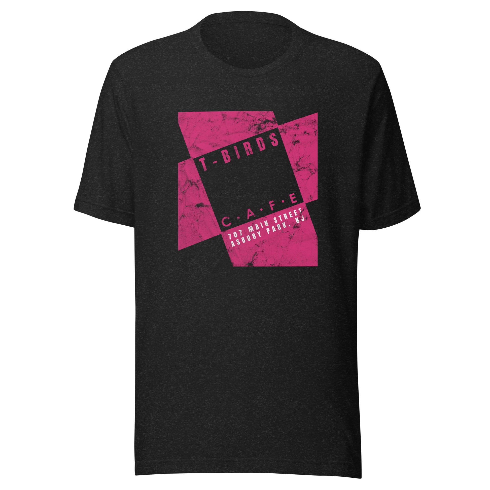 T-Birds Cafe - ASBURY PARK - Unisex t-shirt Black Heather