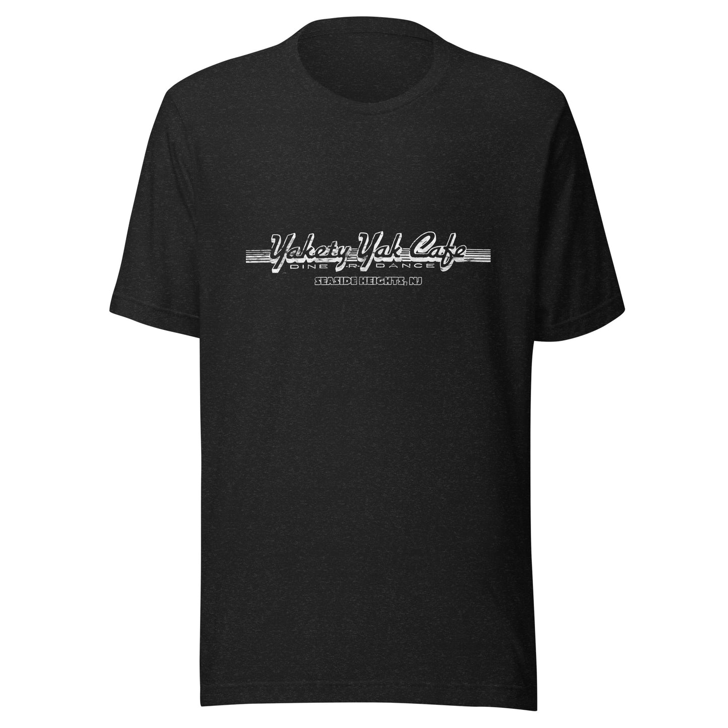Yakety Yak Cafe - SEASIDE HEIGHTS - Unisex t-shirt Black Heather
