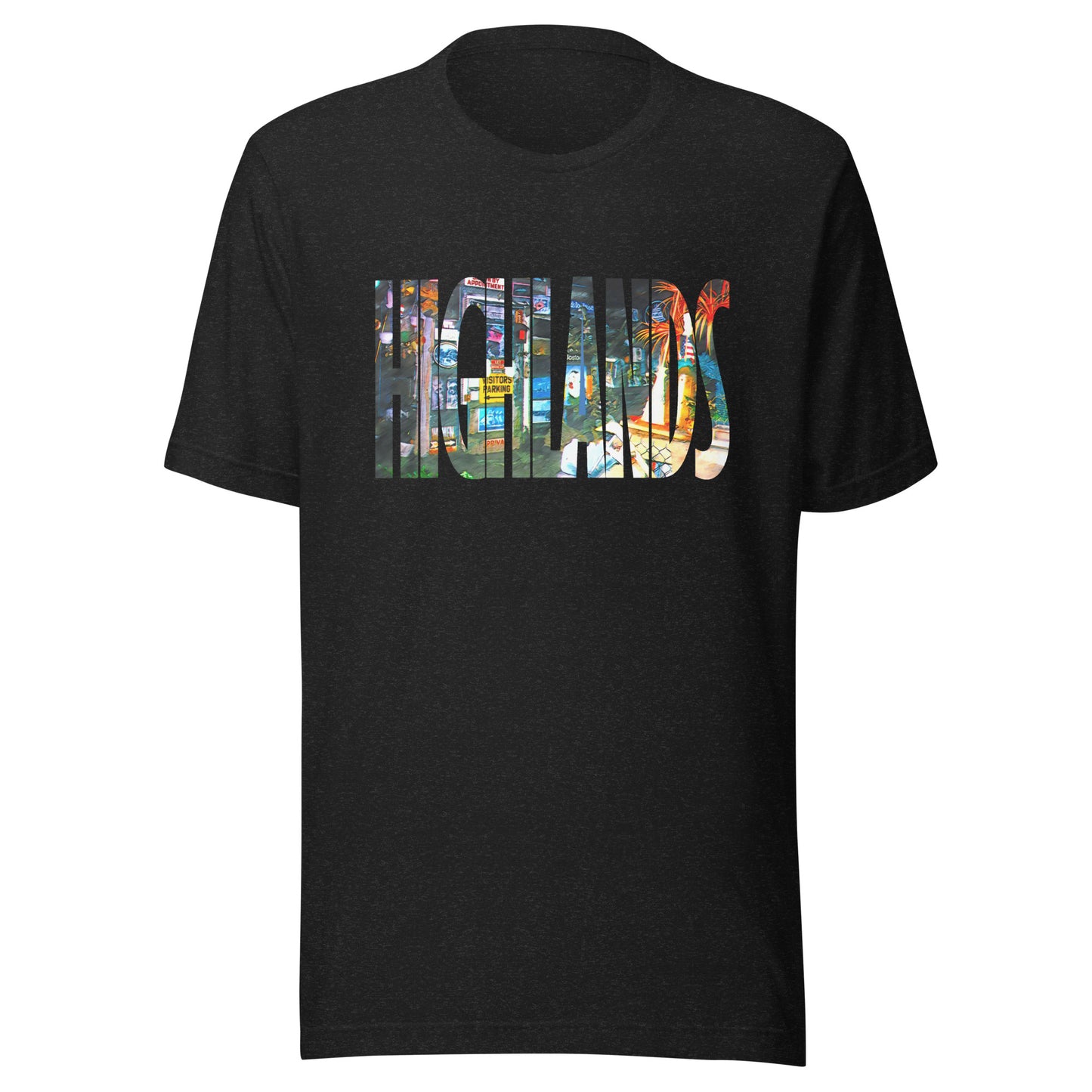 Bud's Grave / HIGHLANDS - HIGHLANDS - Unisex t-shirt Black Heather