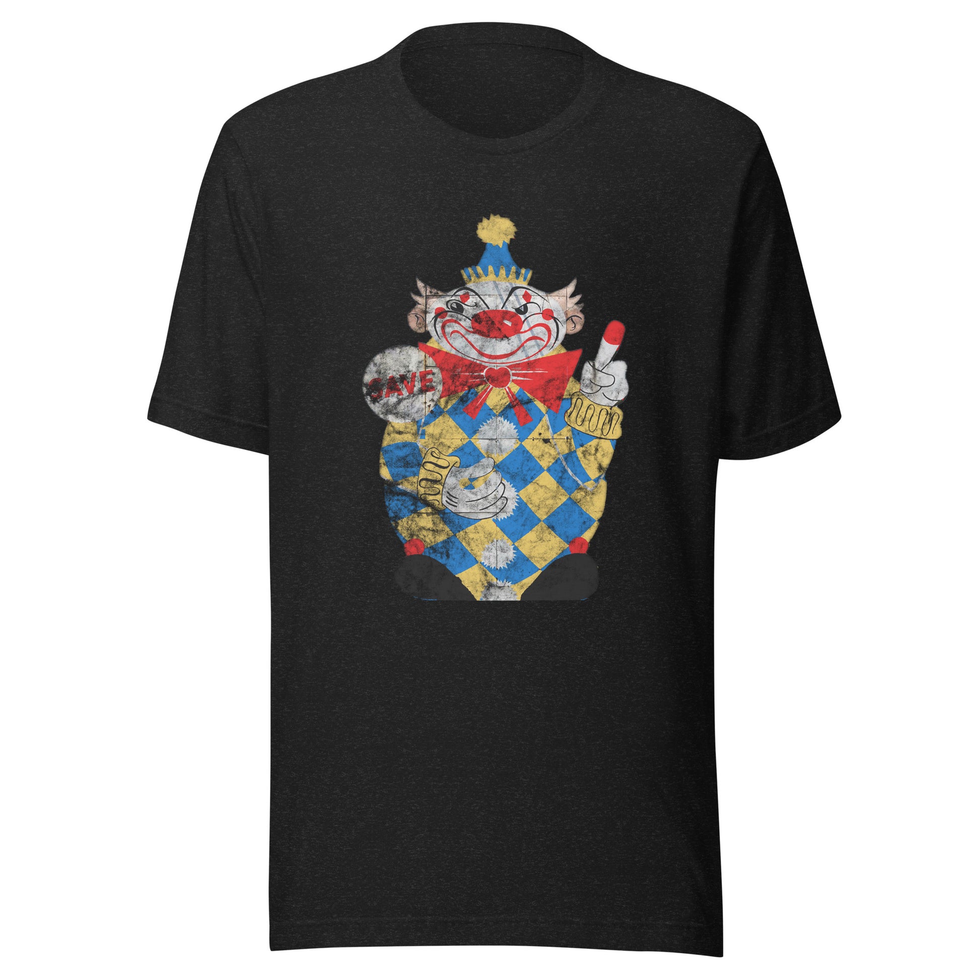 Calico The Evil Clown / Food Circus - MIDDLETOWN - Unisex t-shirt Black Heather
