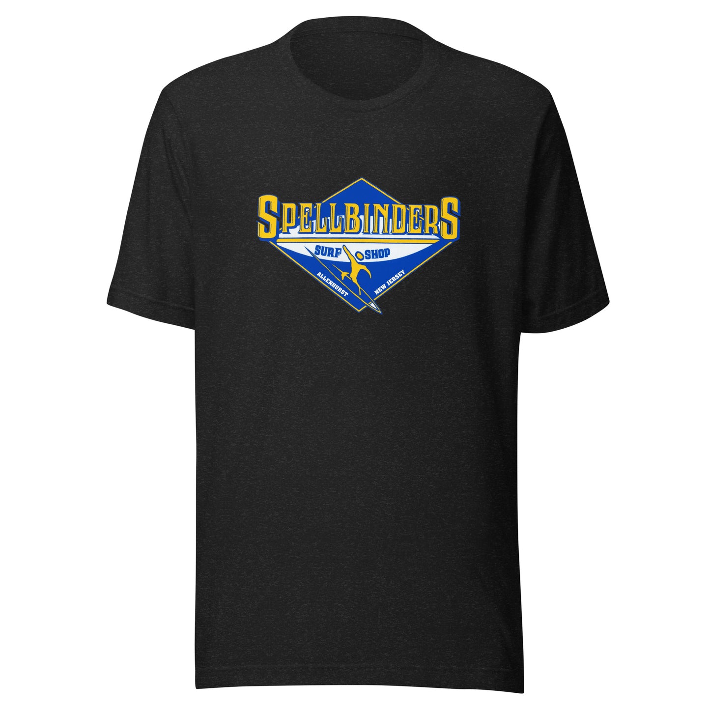 Spellbinder's Surf & Snow - ALLENHURST - Unisex t-shirt Black Heather