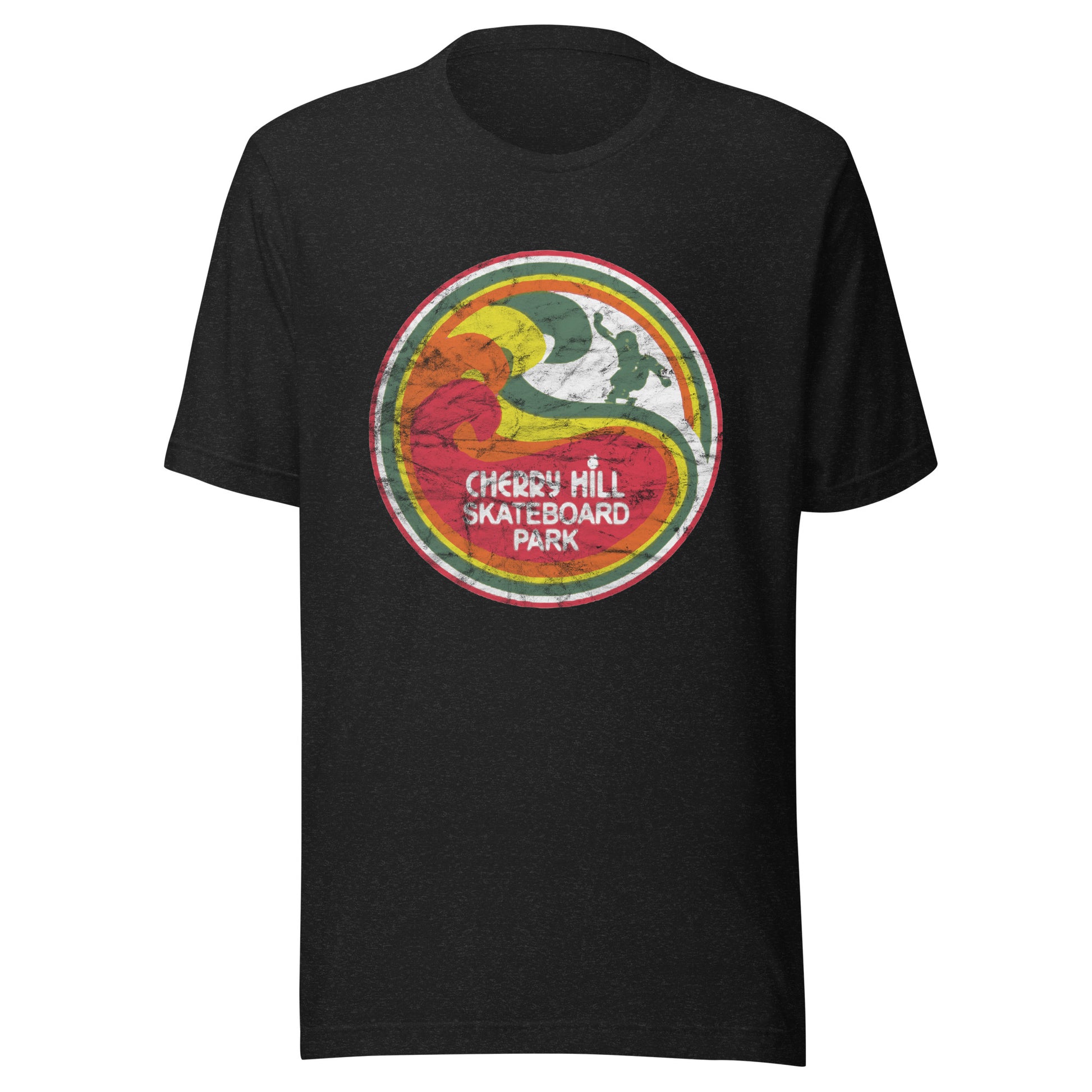 Cherry Hill Skateboard Park - CHERRY HILL - Unisex t-shirt Black Heather