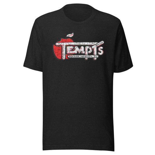 Temptations Nite Club - SEASIDE HEIGHTS - Unisex t-shirt Black Heather