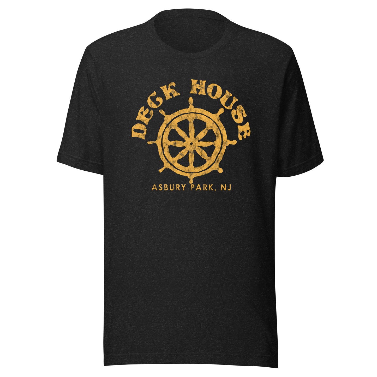 Deck House - ASBURY PARK - Unisex t-shirt Black Heather