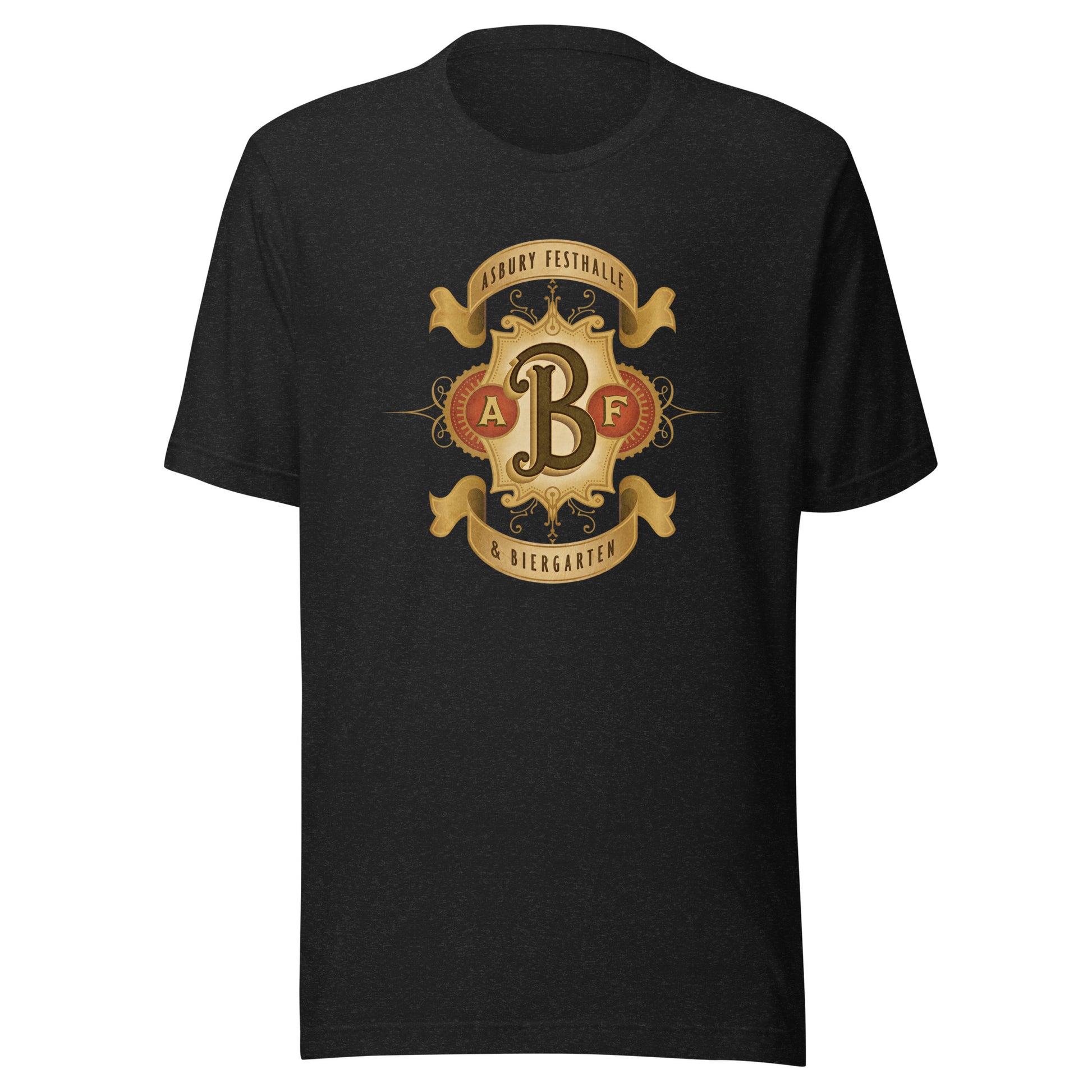 Asbury Festhalle & Biergarten - ASBURY PARK - Unisex t-shirt Black Heather