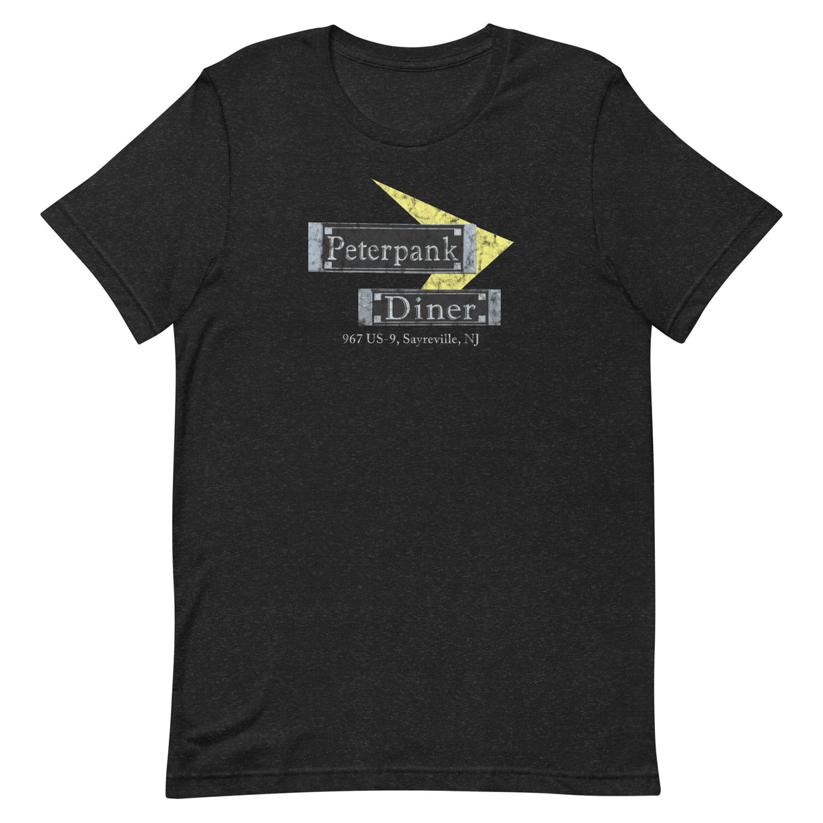 Peter Pank Diner - SAYREVILLE - Unisex t-shirt Black Heather