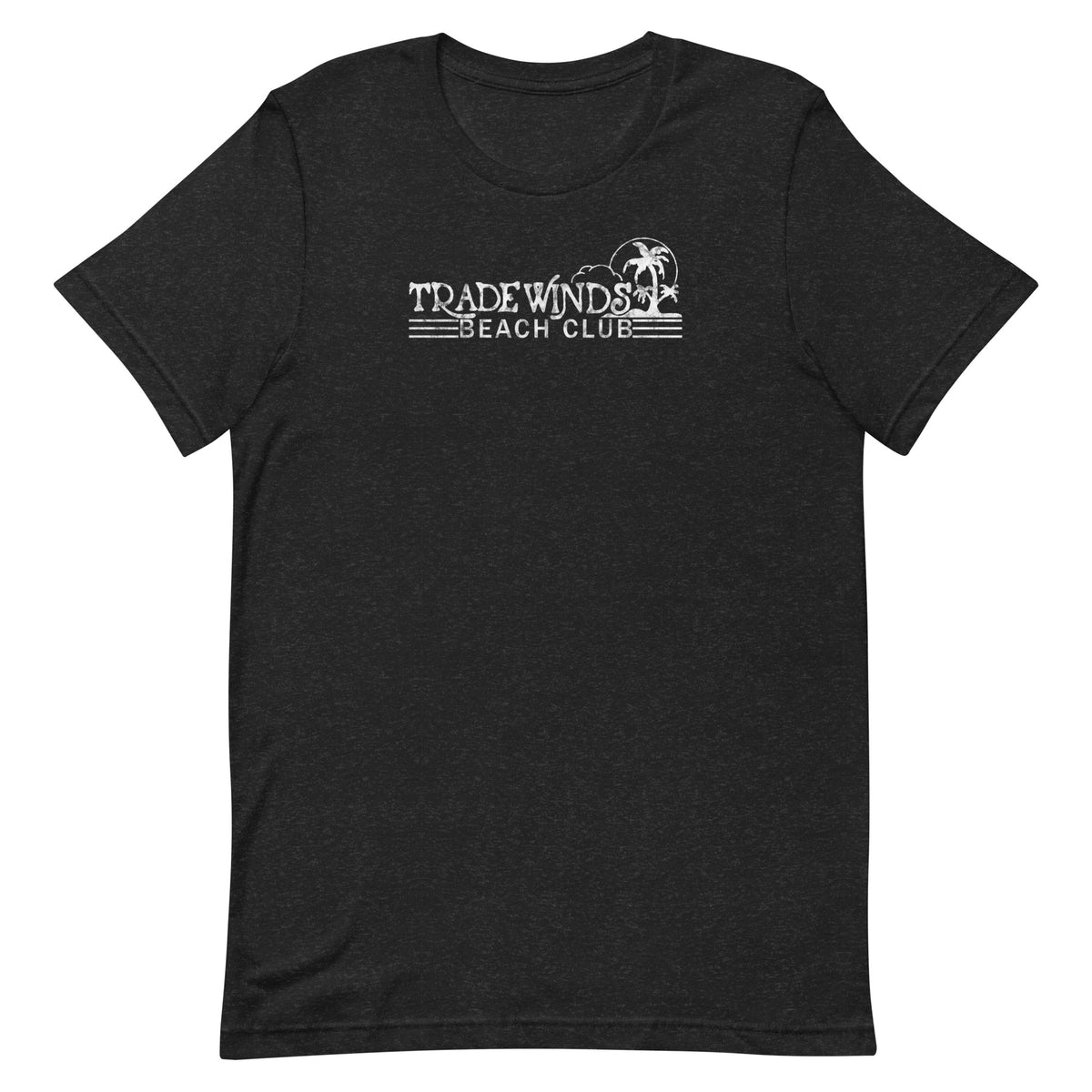 Tradewinds Beach Club - SEA BRIGHT - Unisex t-shirt Black Heather