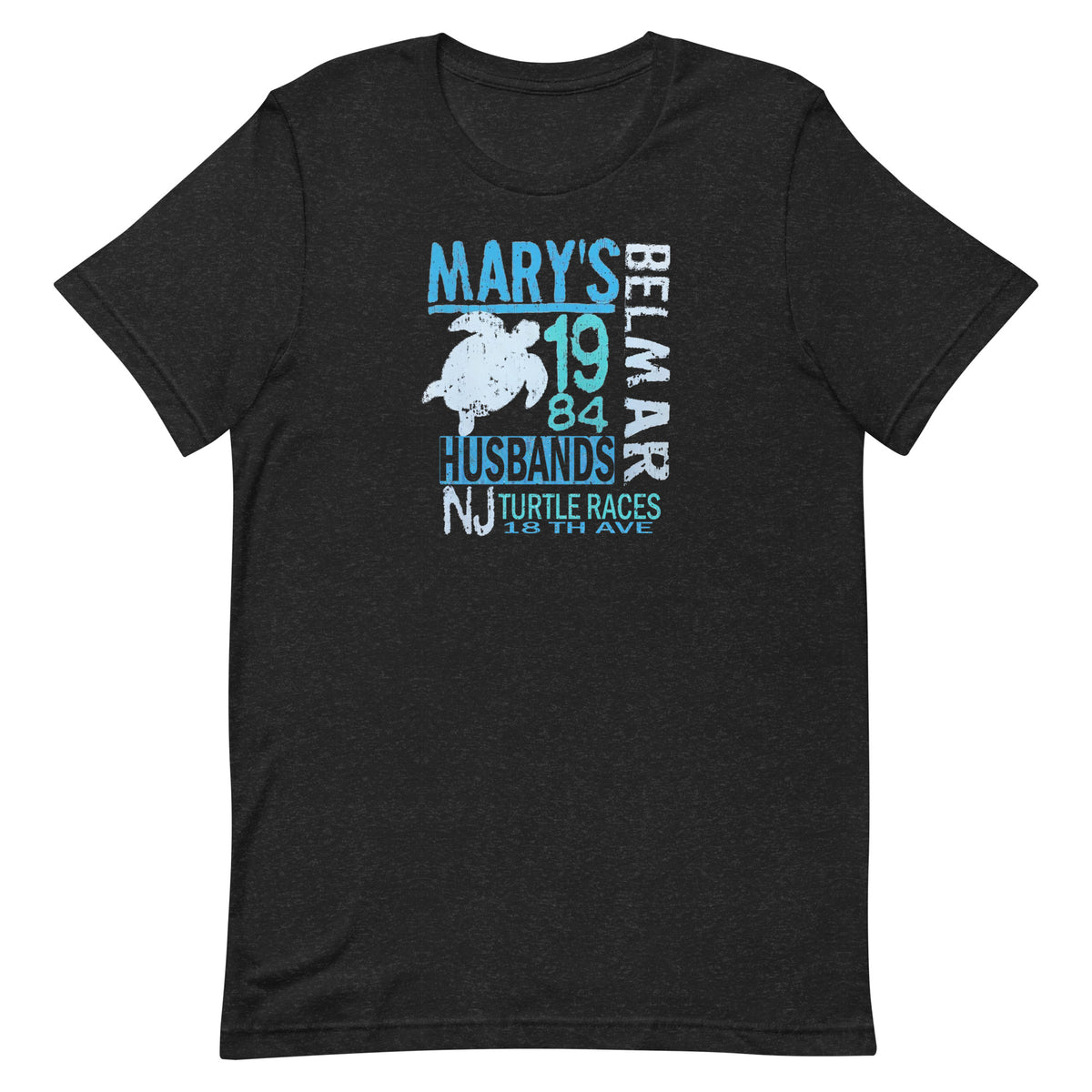 Mary's Husband's Pub (Turtle Races '84) - BELMAR - Short sleeve t-shirt