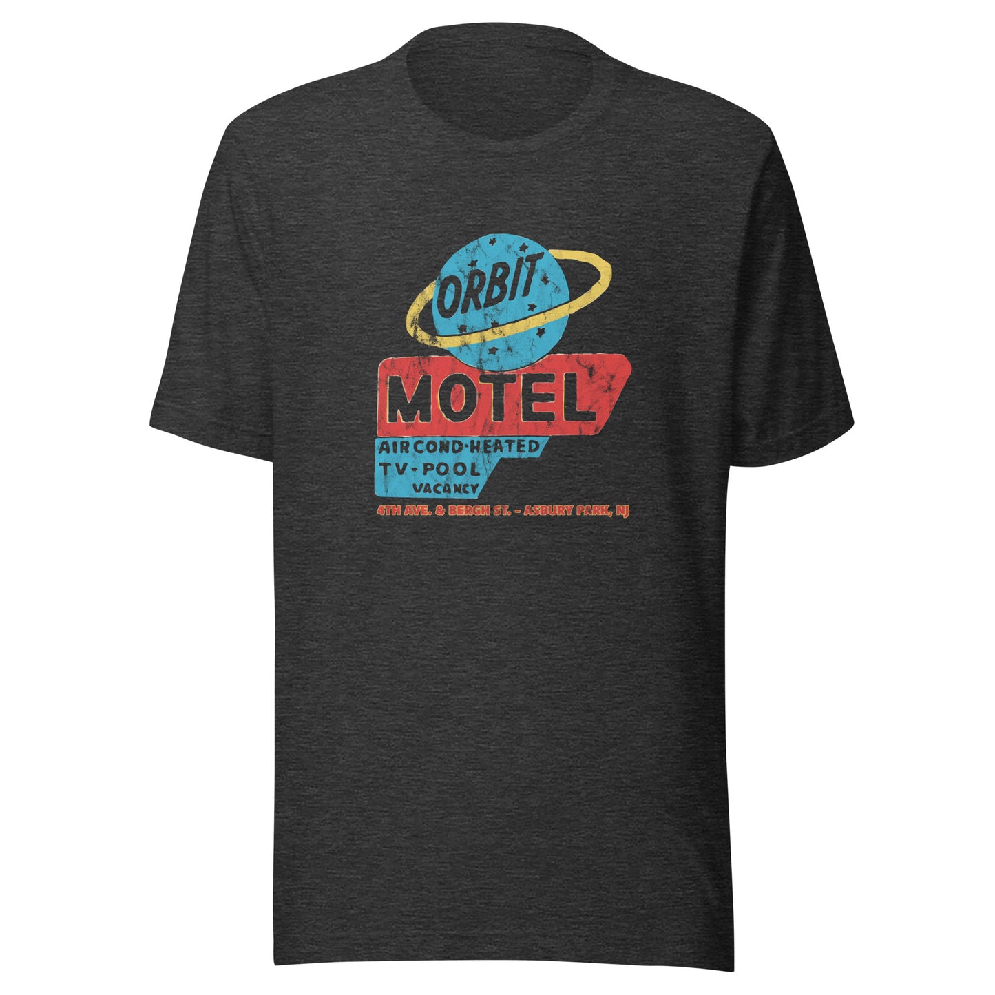 Orbit Motel - ASBURY PARK - Unisex t-shirt Dark Grey Heather