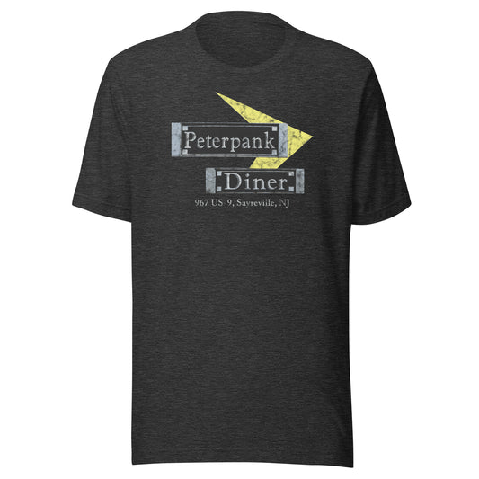 Peter Pank Diner - SAYREVILLE - Unisex t-shirt Dark Grey Heather