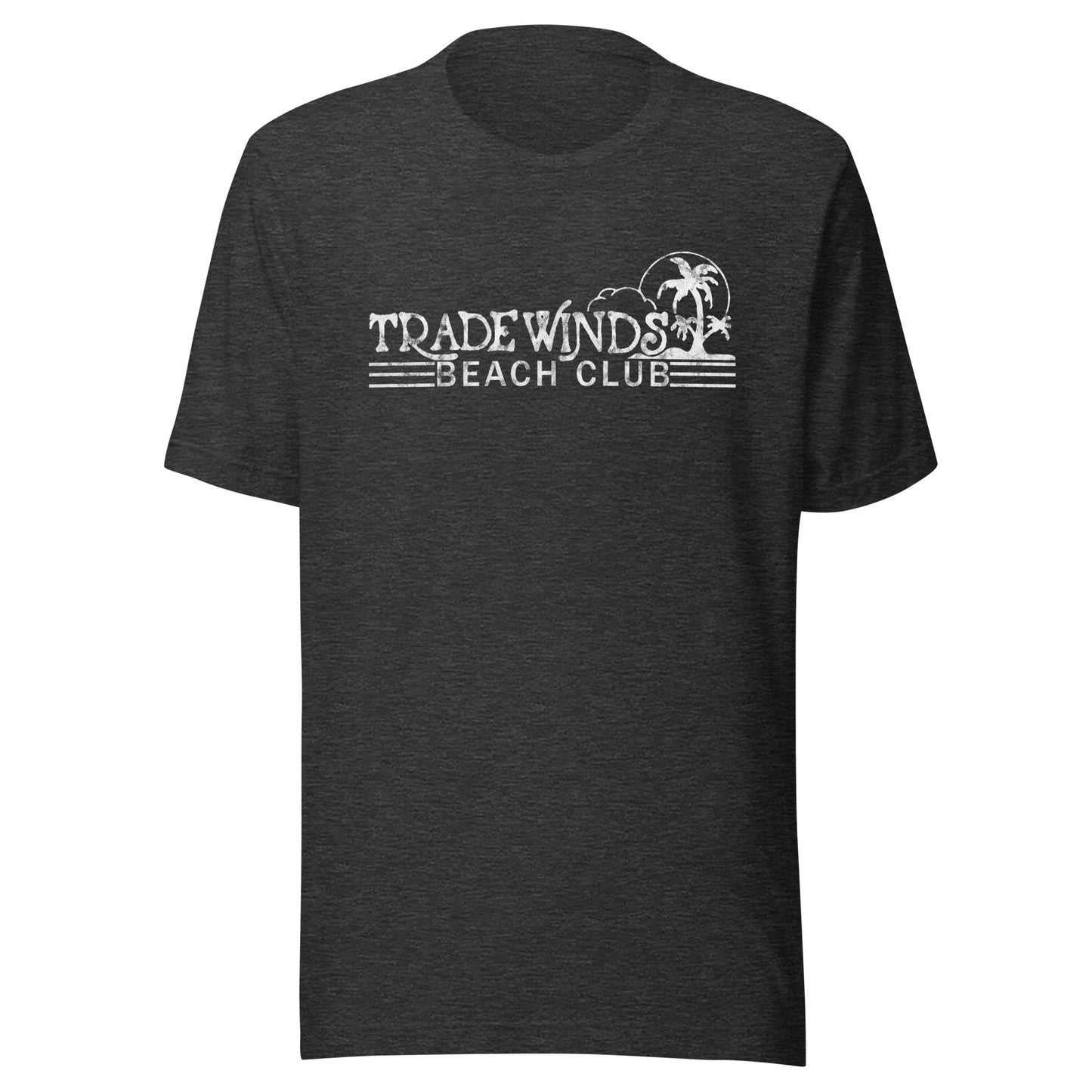Tradewinds Beach Club - SEA BRIGHT - Unisex t-shirt Dark Grey Heather