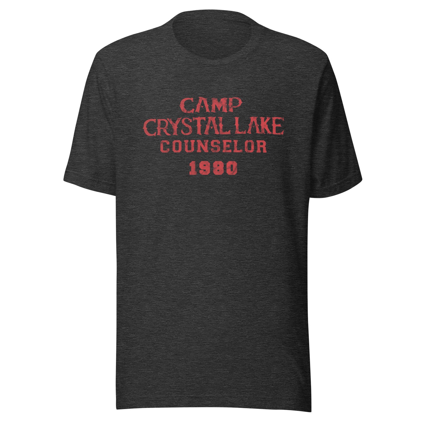 Camp Crystal Lake Counselor 1980 - Unisex t-shirt Dark Grey Heather
