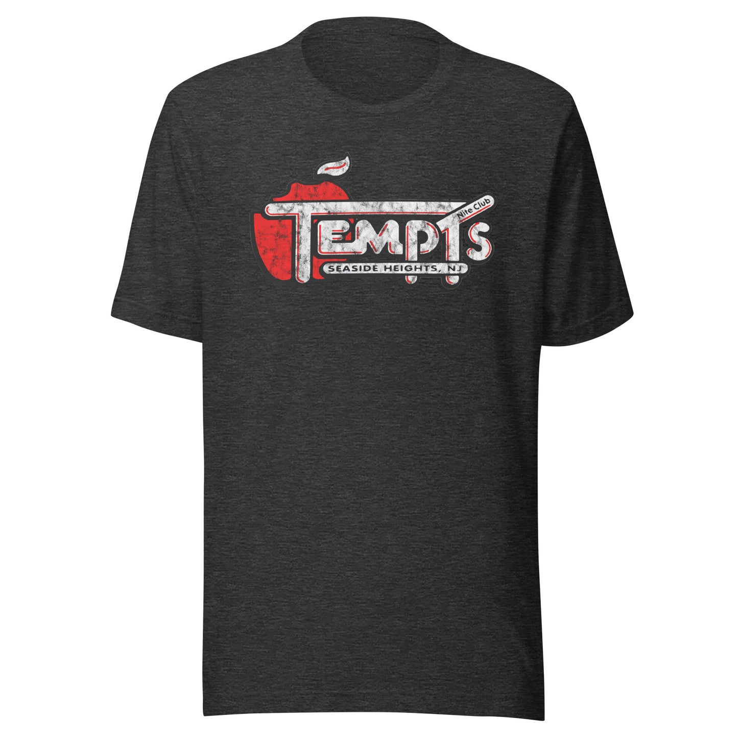Temptations Nite Club - SEASIDE HEIGHTS - Unisex t-shirt Dark Grey Heather