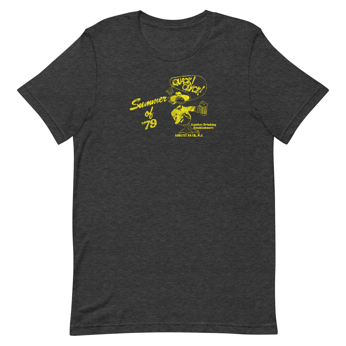 Quack Quack / Summer of '79 - ASBURY PARK - Unisex t-shirt Dark Grey Heather