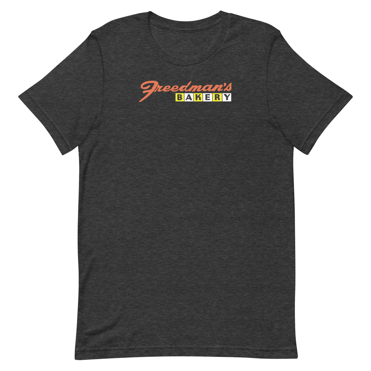 Freedman's Bakery - MULTIPLE LOCATIONS - Unisex t-shirt Dark Grey Heather